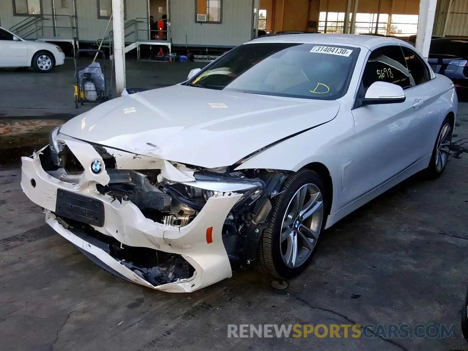 2 Photograph of a damaged car WBA4Z1C59KEE51941 BMW 4 SERIES 2019