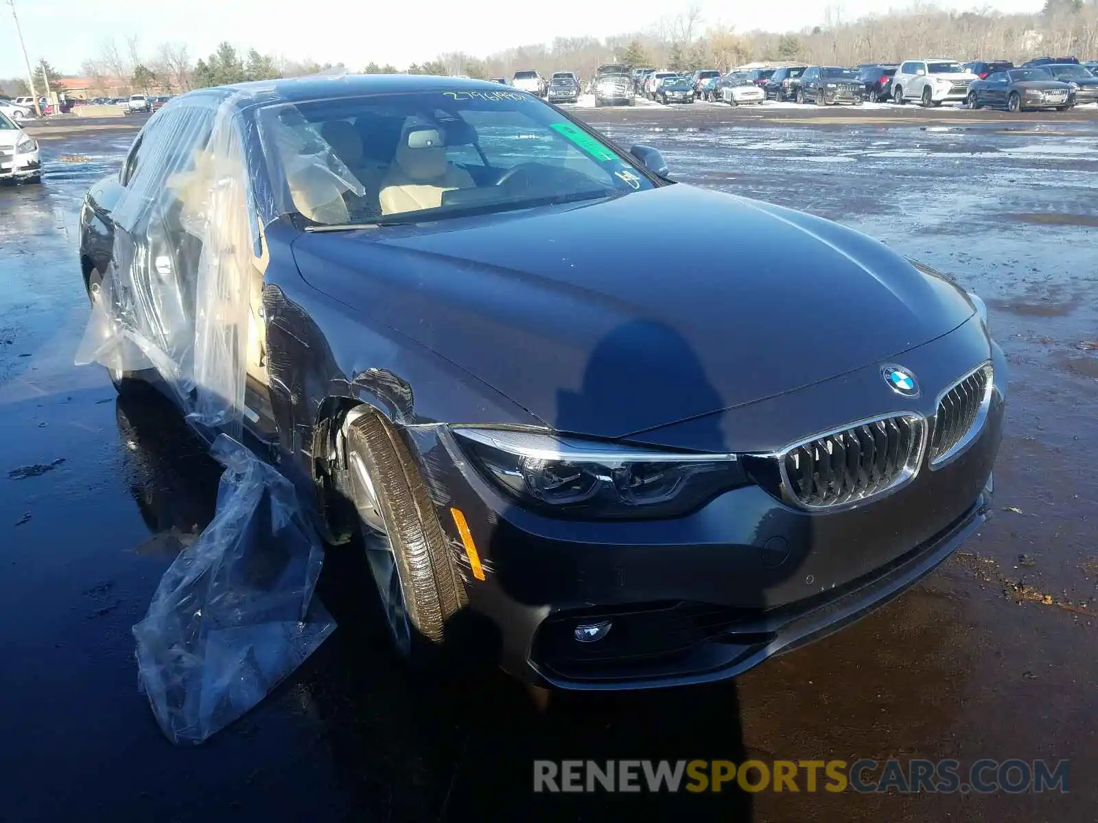 1 Фотография поврежденного автомобиля WBA4Z3C50KEF31544 BMW 4 SERIES 2019
