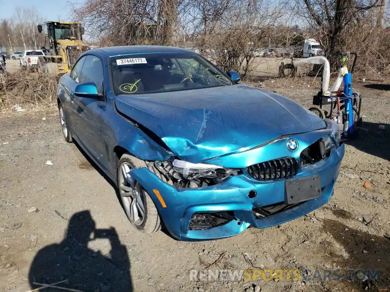 1 Photograph of a damaged car WBA4Z3C50KEF31723 BMW 4 SERIES 2019