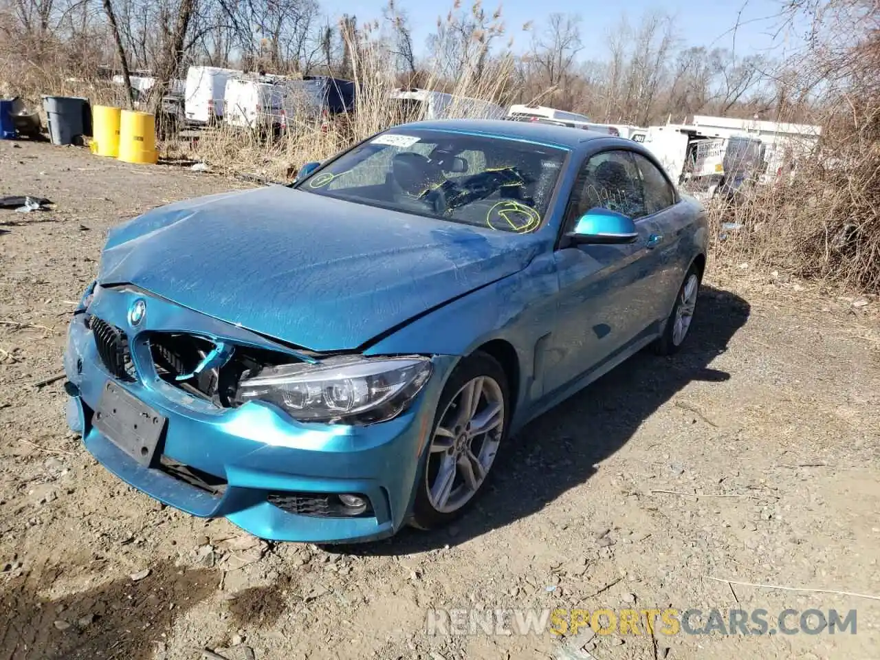 2 Photograph of a damaged car WBA4Z3C50KEF31723 BMW 4 SERIES 2019