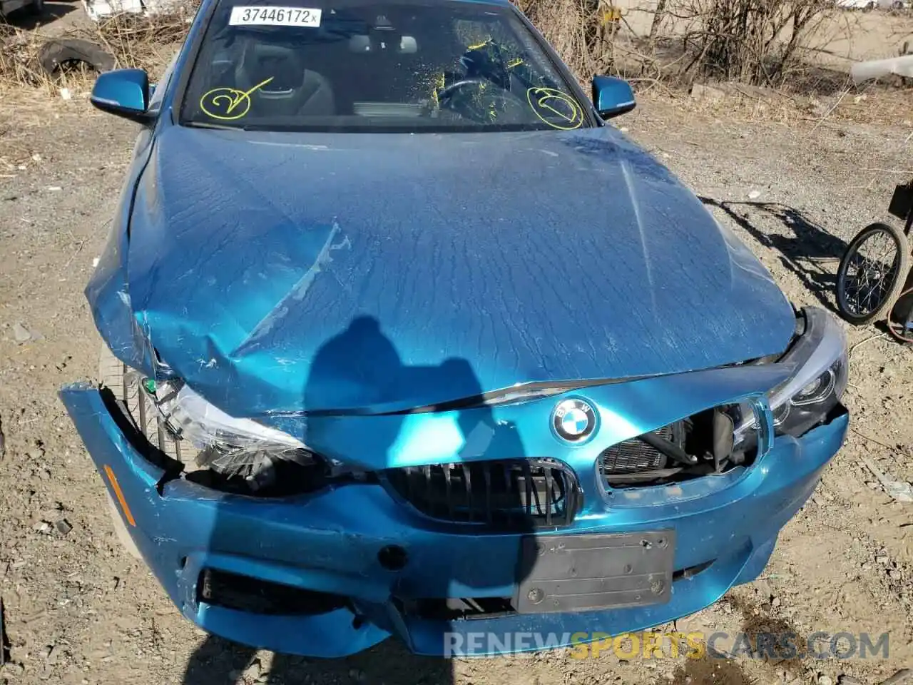 7 Photograph of a damaged car WBA4Z3C50KEF31723 BMW 4 SERIES 2019