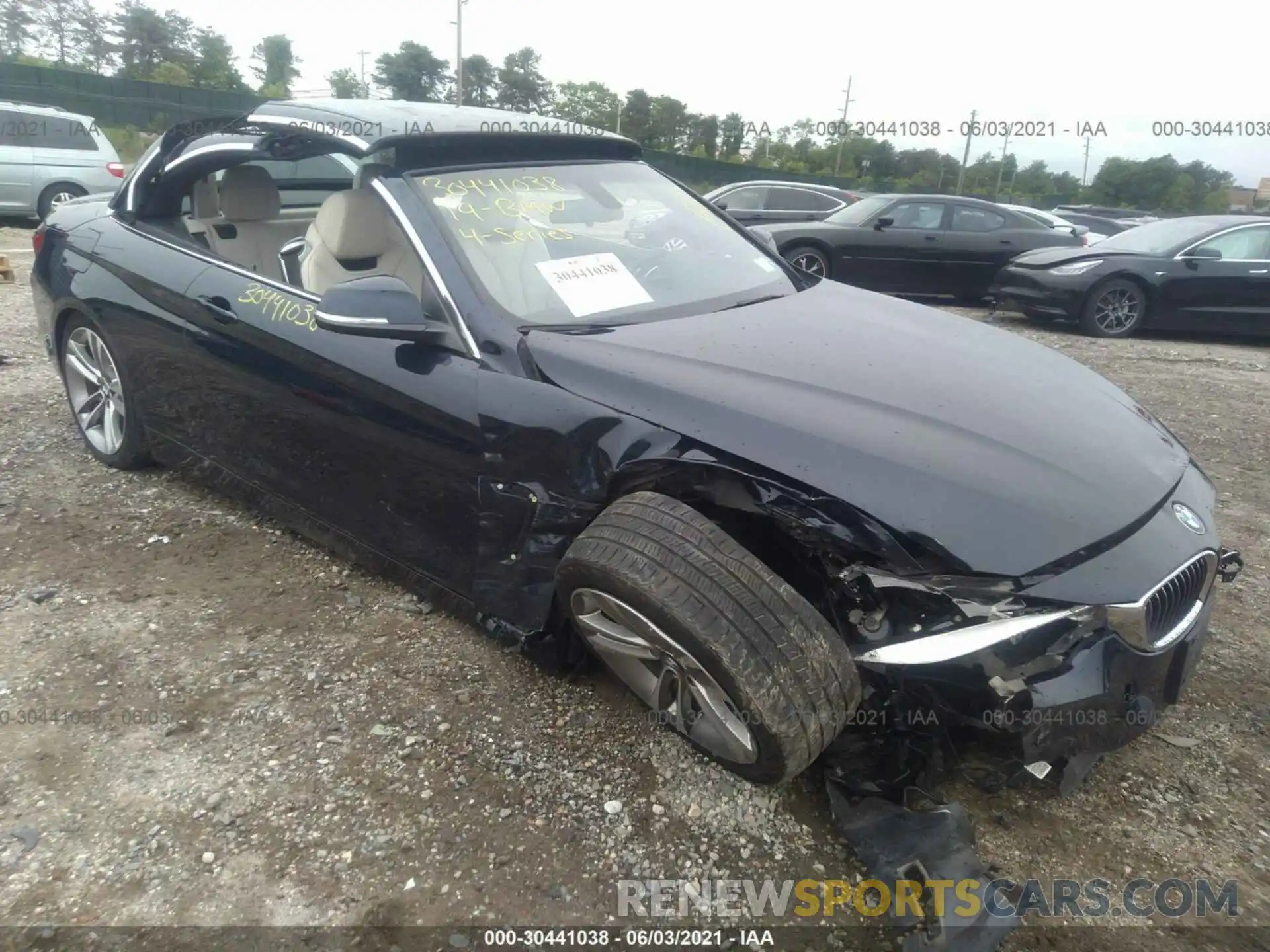 1 Photograph of a damaged car WBA4Z3C51KEN88994 BMW 4 SERIES 2019