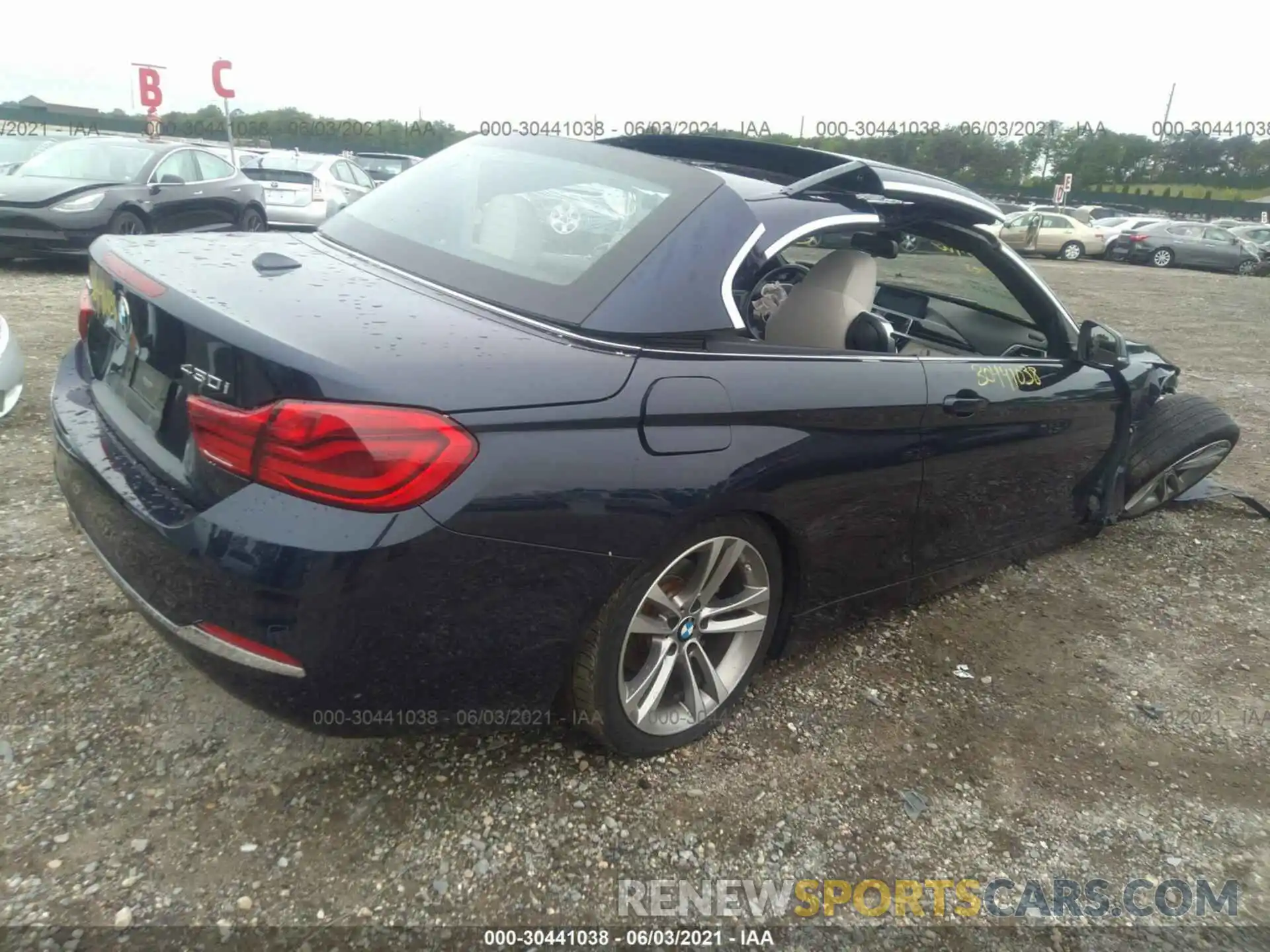 4 Photograph of a damaged car WBA4Z3C51KEN88994 BMW 4 SERIES 2019