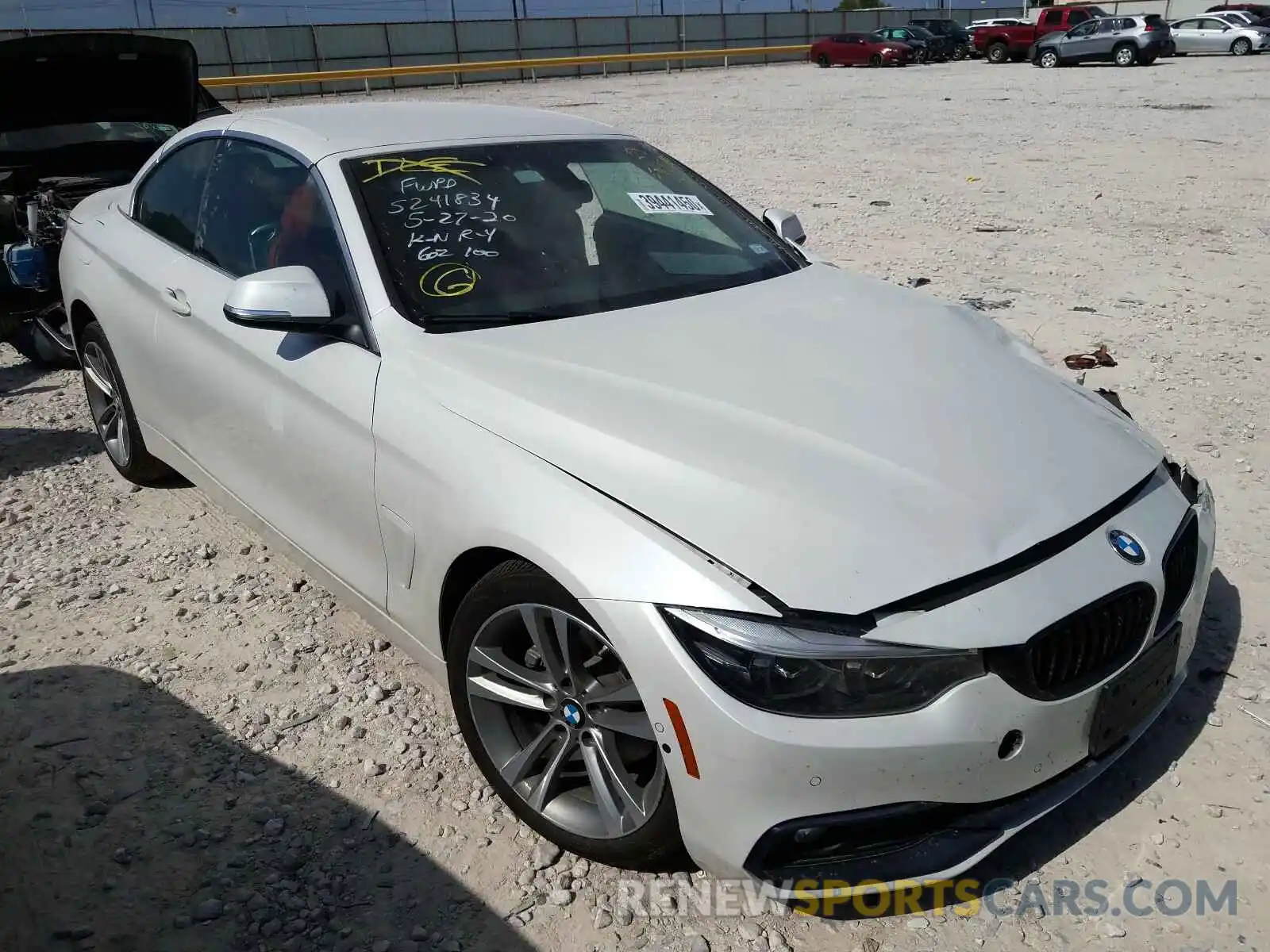 1 Photograph of a damaged car WBA4Z3C52KEF31478 BMW 4 SERIES 2019