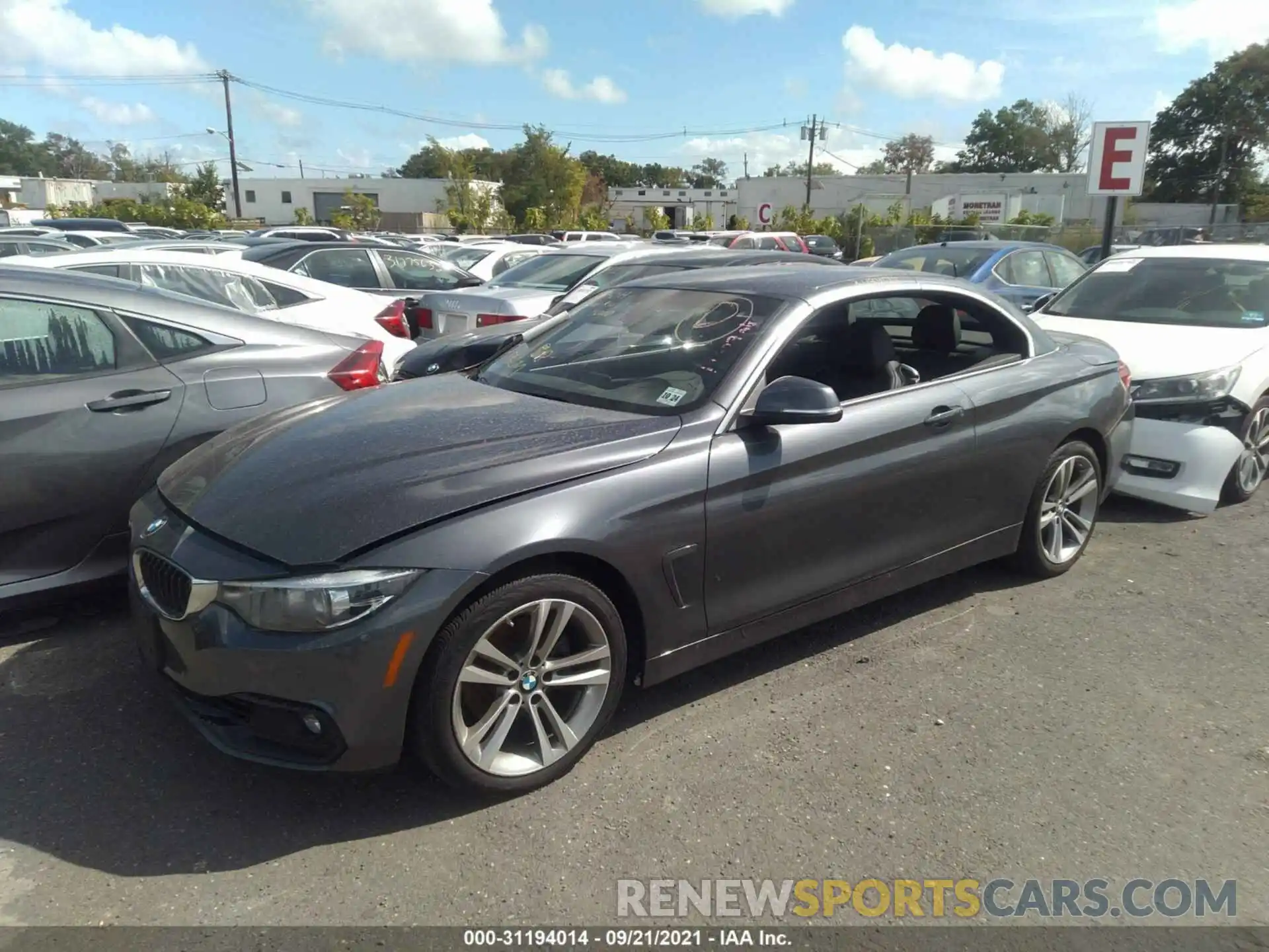 2 Photograph of a damaged car WBA4Z3C52KEN89670 BMW 4 SERIES 2019