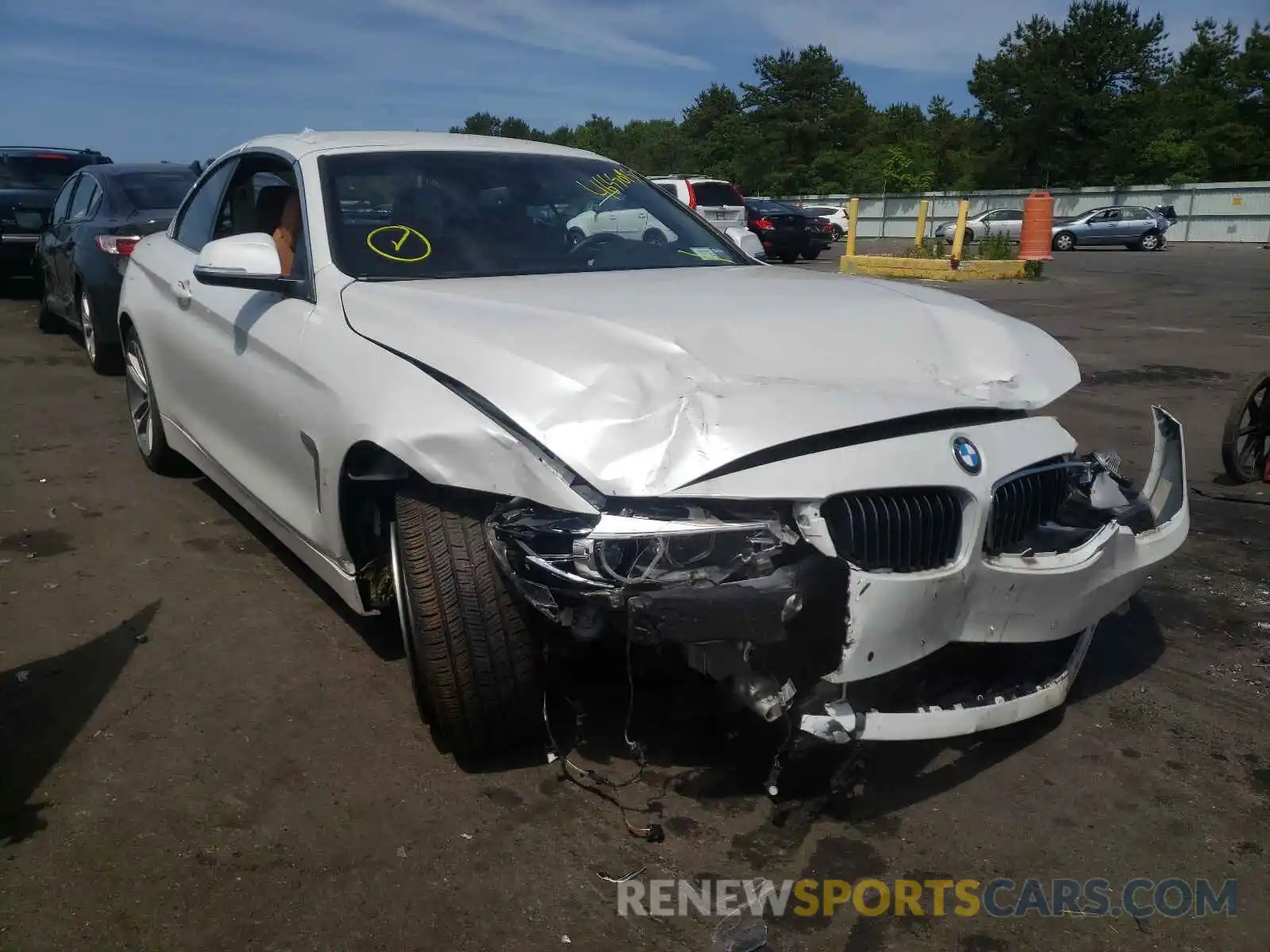 1 Photograph of a damaged car WBA4Z3C53KEF31893 BMW 4 SERIES 2019