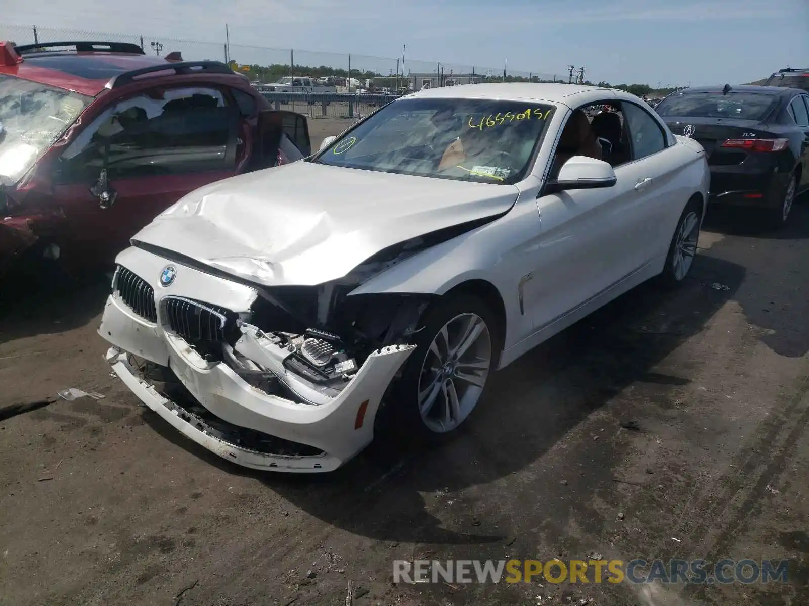 2 Photograph of a damaged car WBA4Z3C53KEF31893 BMW 4 SERIES 2019