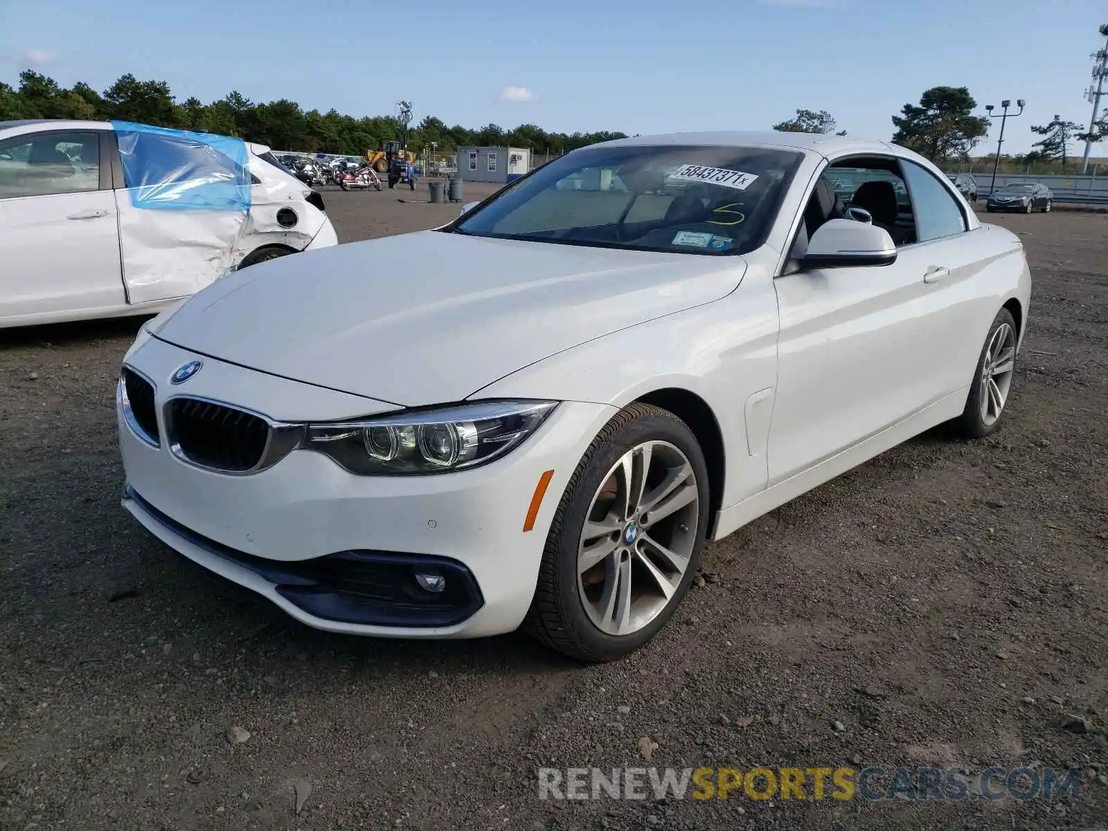 2 Photograph of a damaged car WBA4Z3C54KEF30896 BMW 4 SERIES 2019