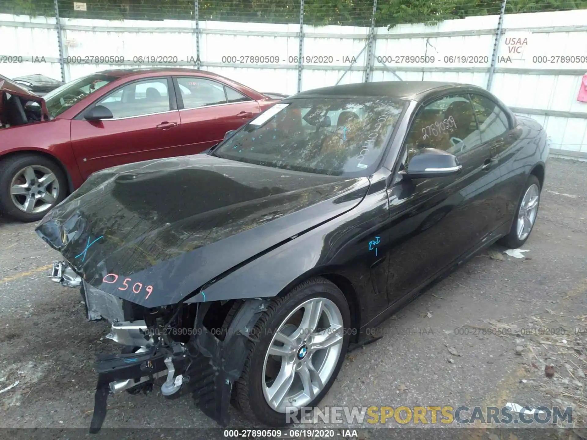 2 Photograph of a damaged car WBA4Z3C54KEF31739 BMW 4 SERIES 2019