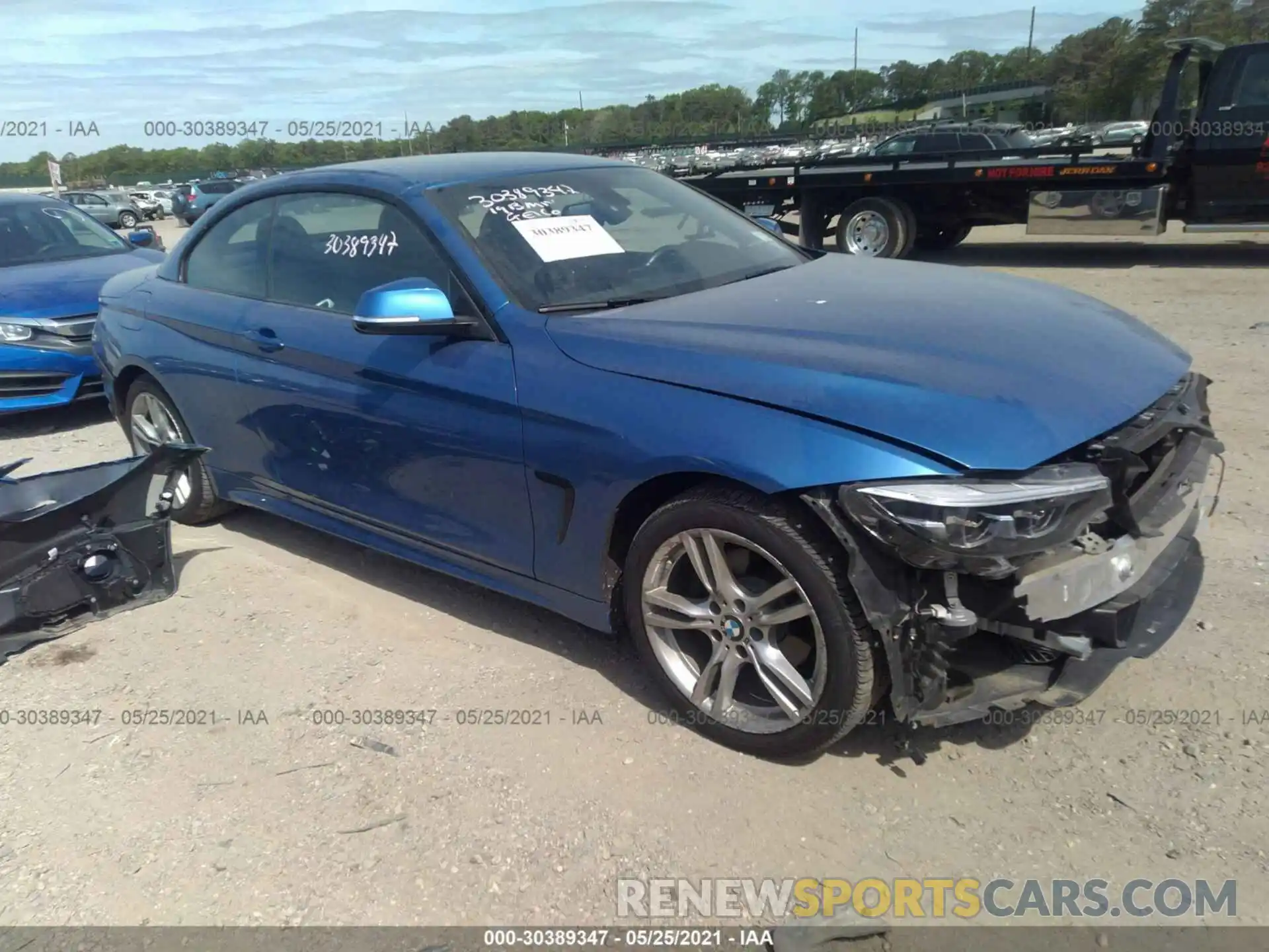 1 Photograph of a damaged car WBA4Z3C55KEF31880 BMW 4 SERIES 2019