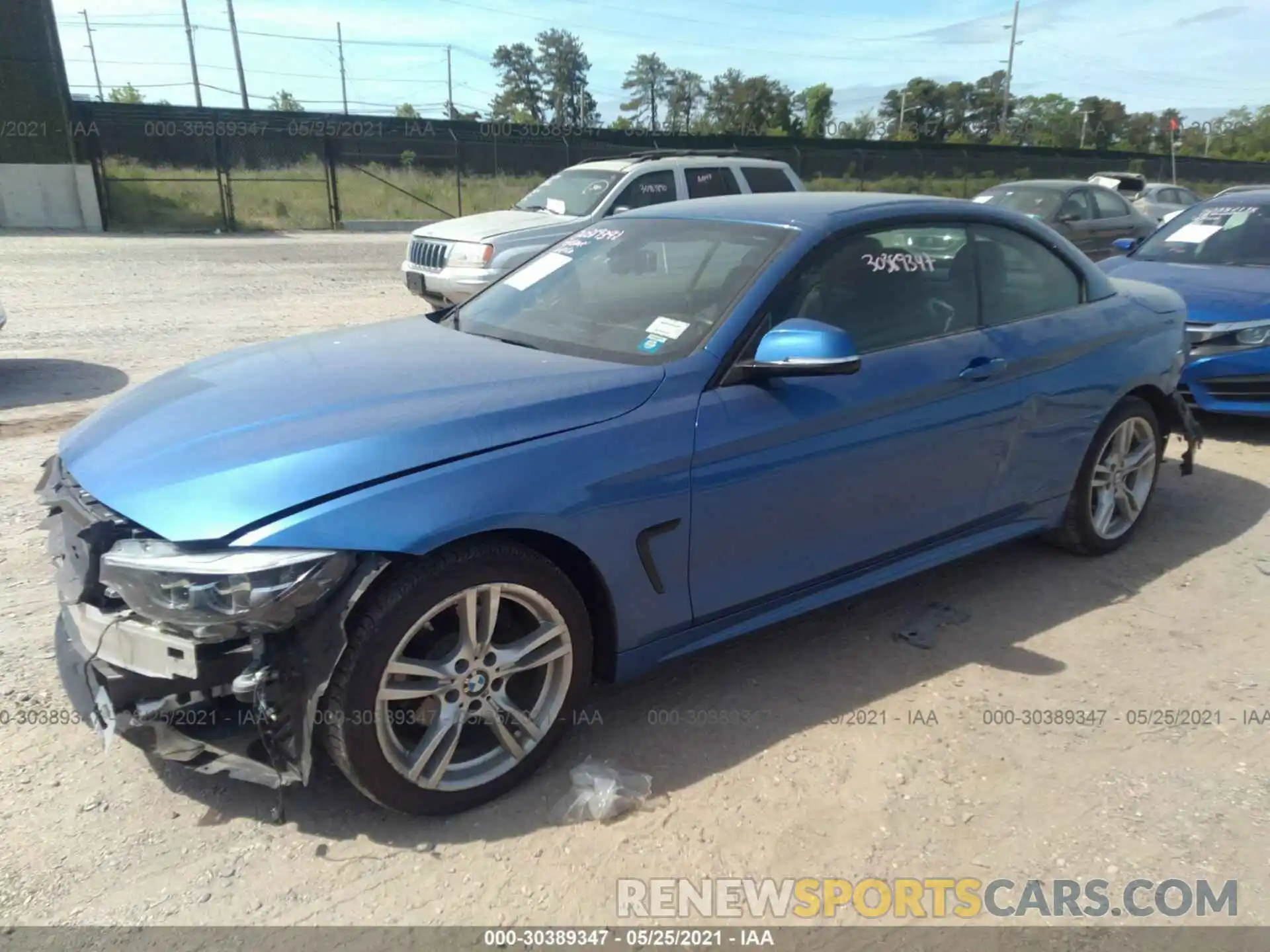 2 Photograph of a damaged car WBA4Z3C55KEF31880 BMW 4 SERIES 2019