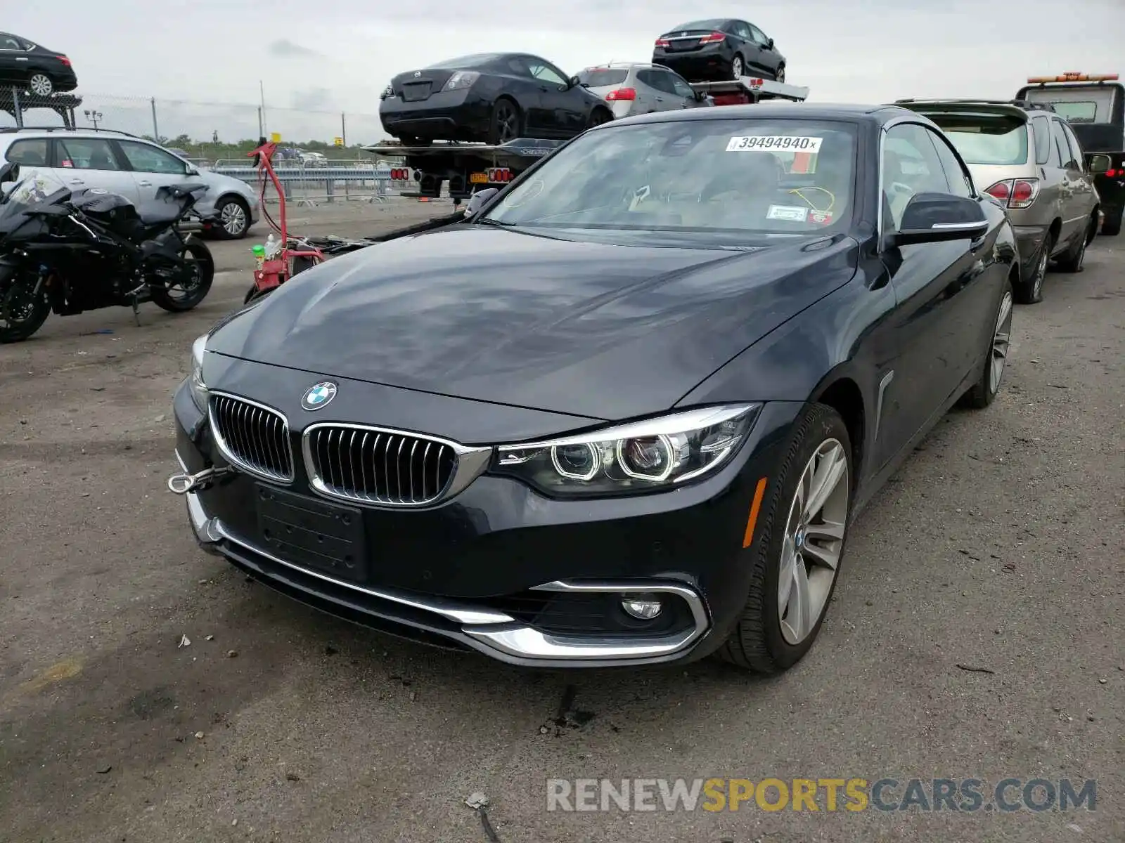 2 Photograph of a damaged car WBA4Z3C56KEF30916 BMW 4 SERIES 2019