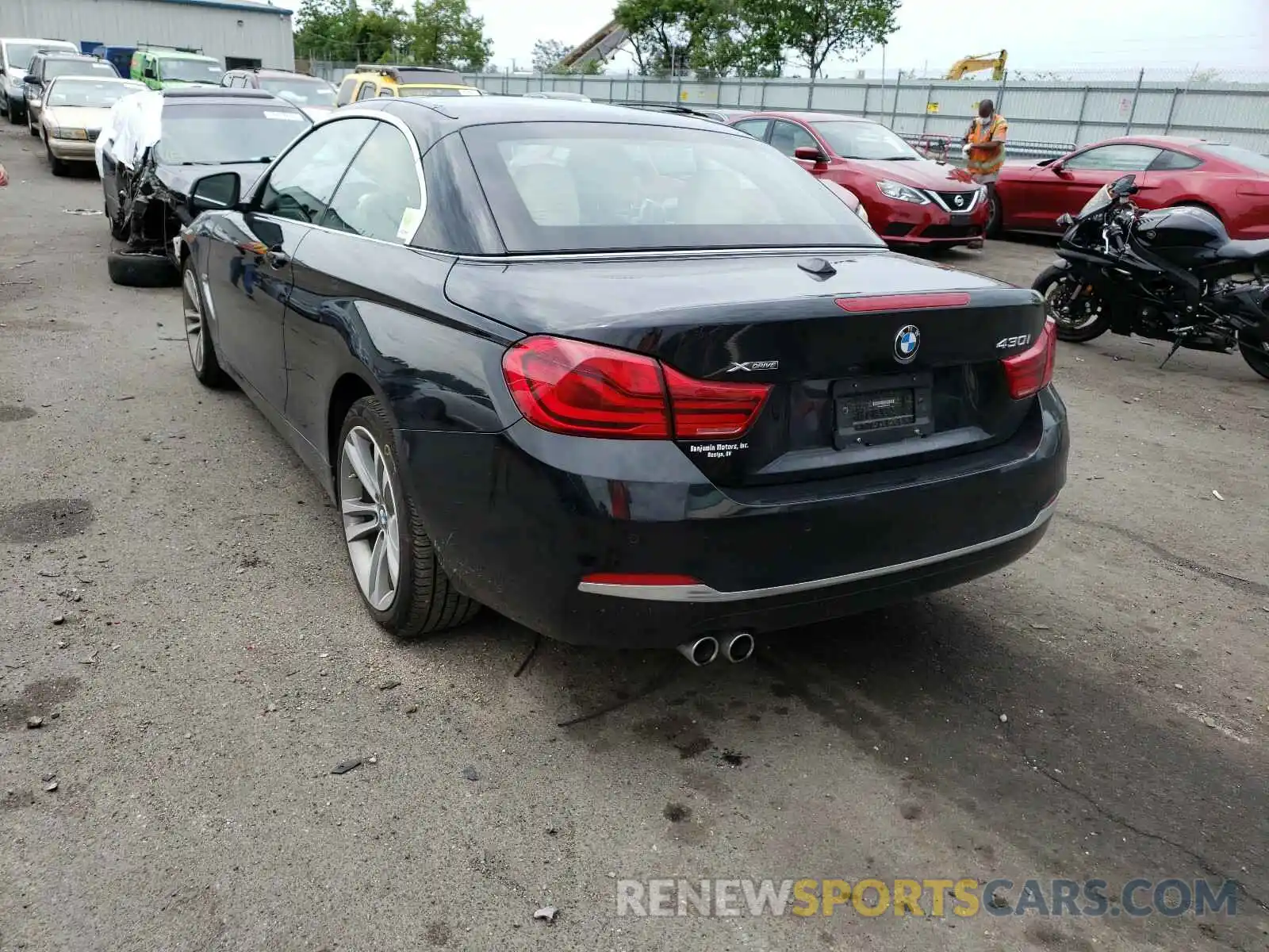 3 Photograph of a damaged car WBA4Z3C56KEF30916 BMW 4 SERIES 2019