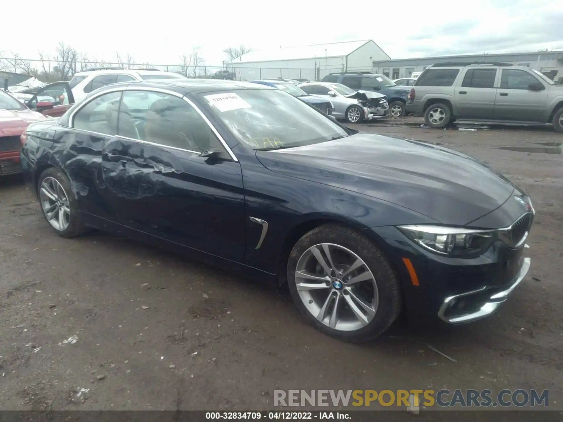 1 Photograph of a damaged car WBA4Z3C56KEN89574 BMW 4 SERIES 2019