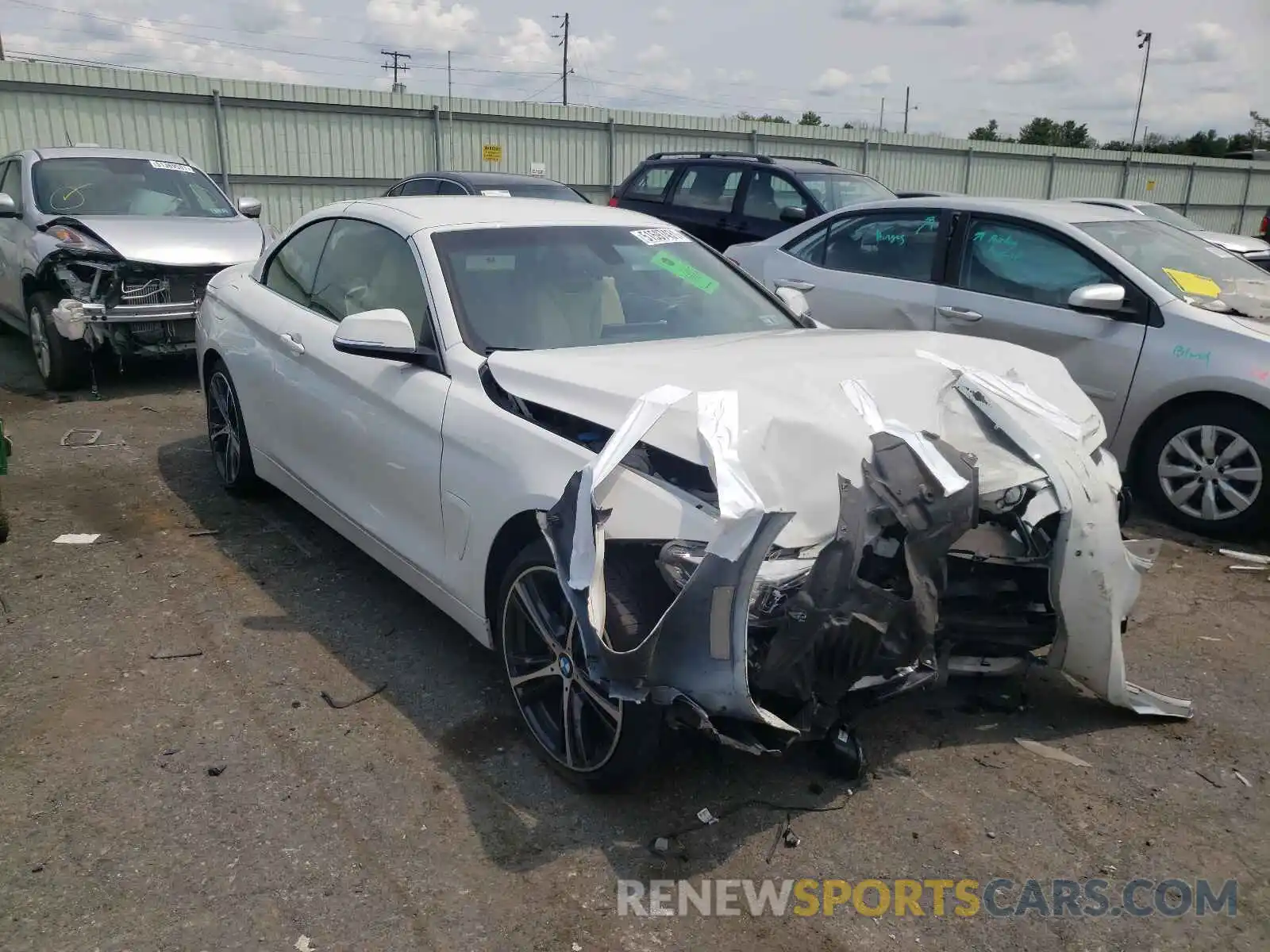 1 Photograph of a damaged car WBA4Z3C59KEF30800 BMW 4 SERIES 2019