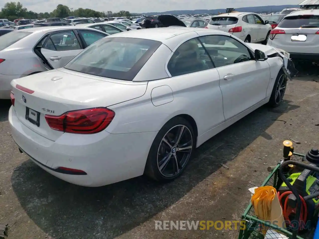 4 Photograph of a damaged car WBA4Z3C59KEF30800 BMW 4 SERIES 2019