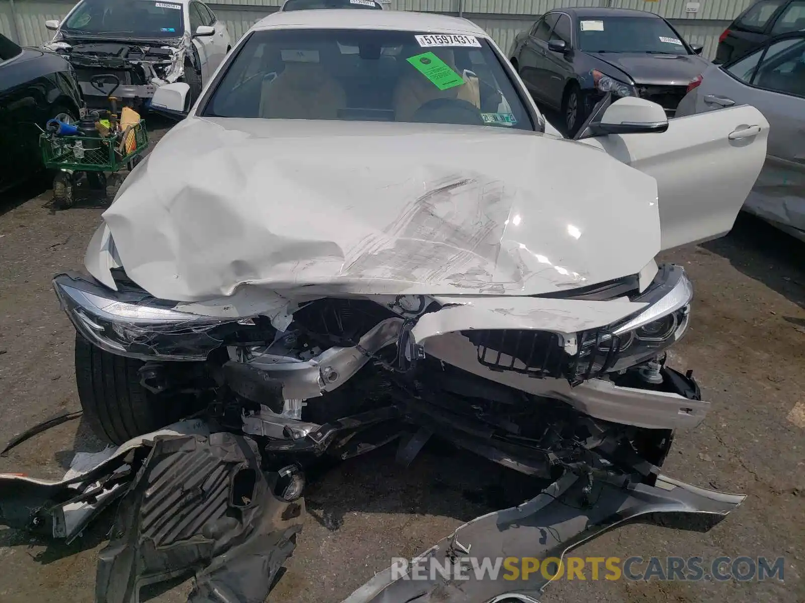 7 Photograph of a damaged car WBA4Z3C59KEF30800 BMW 4 SERIES 2019