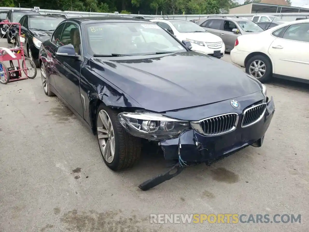 1 Photograph of a damaged car WBA4Z3C5XKEF32054 BMW 4 SERIES 2019