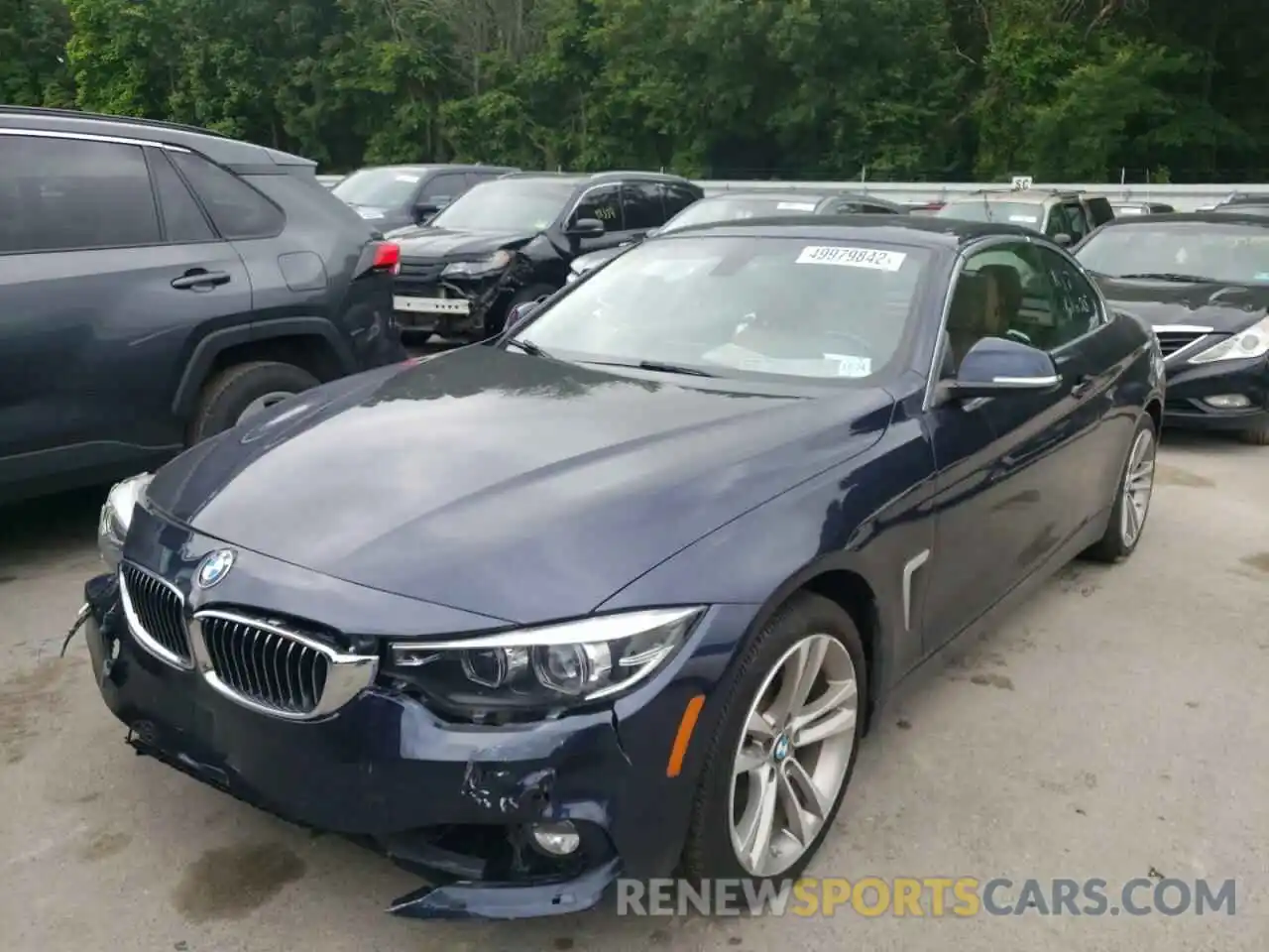 2 Photograph of a damaged car WBA4Z3C5XKEF32054 BMW 4 SERIES 2019