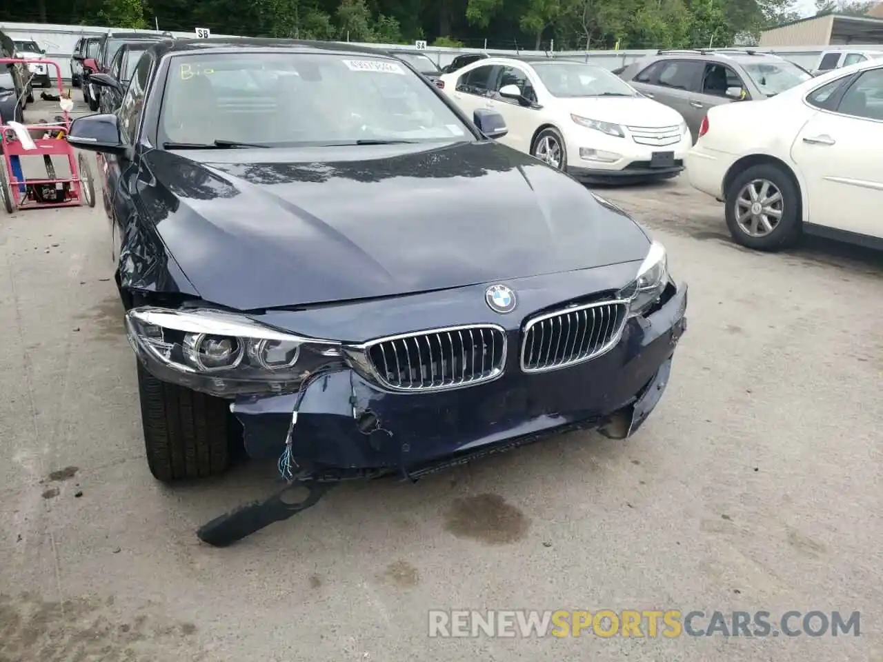 9 Photograph of a damaged car WBA4Z3C5XKEF32054 BMW 4 SERIES 2019