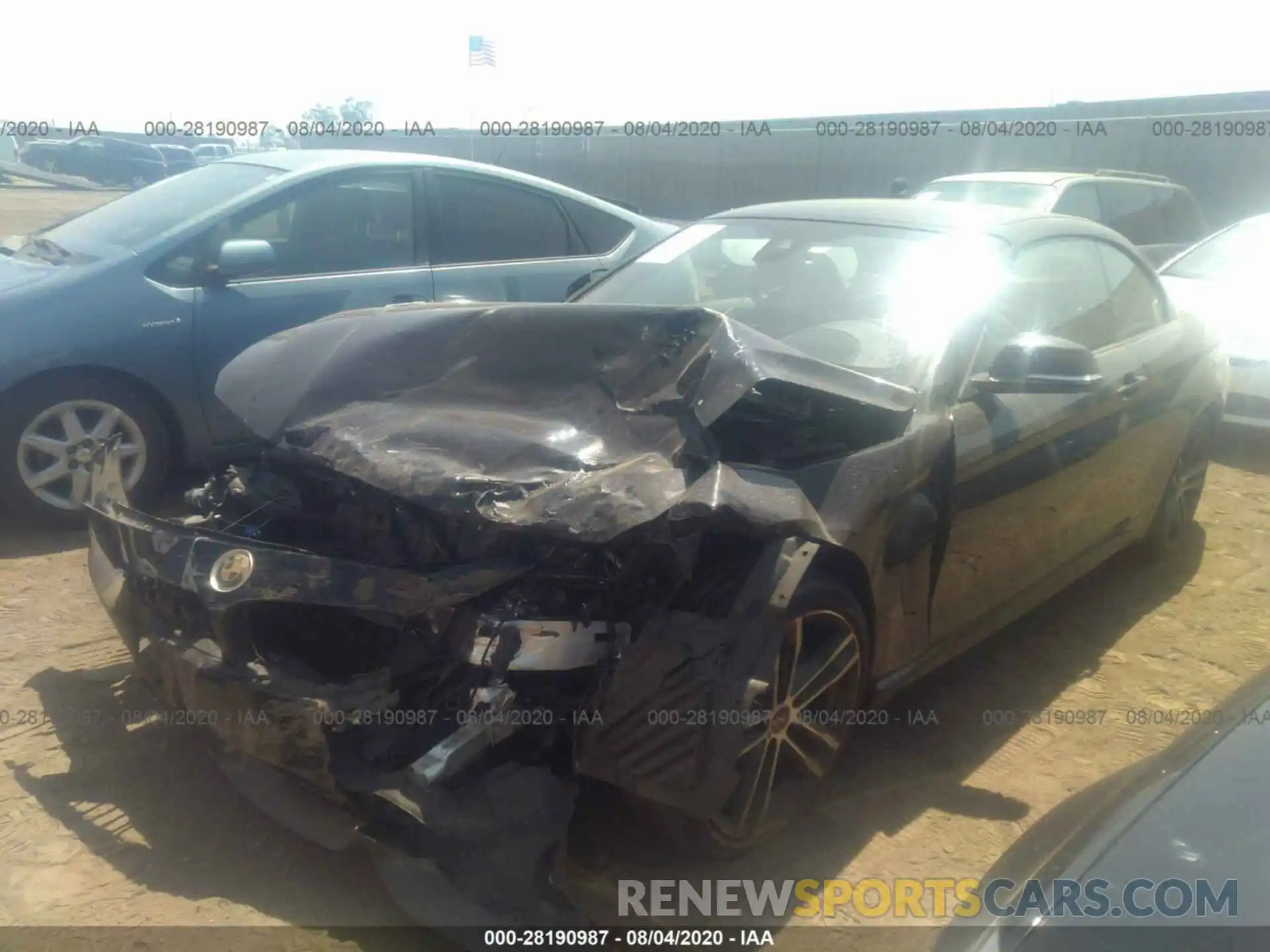 2 Photograph of a damaged car WBA4Z5C50KEE17216 BMW 4 SERIES 2019