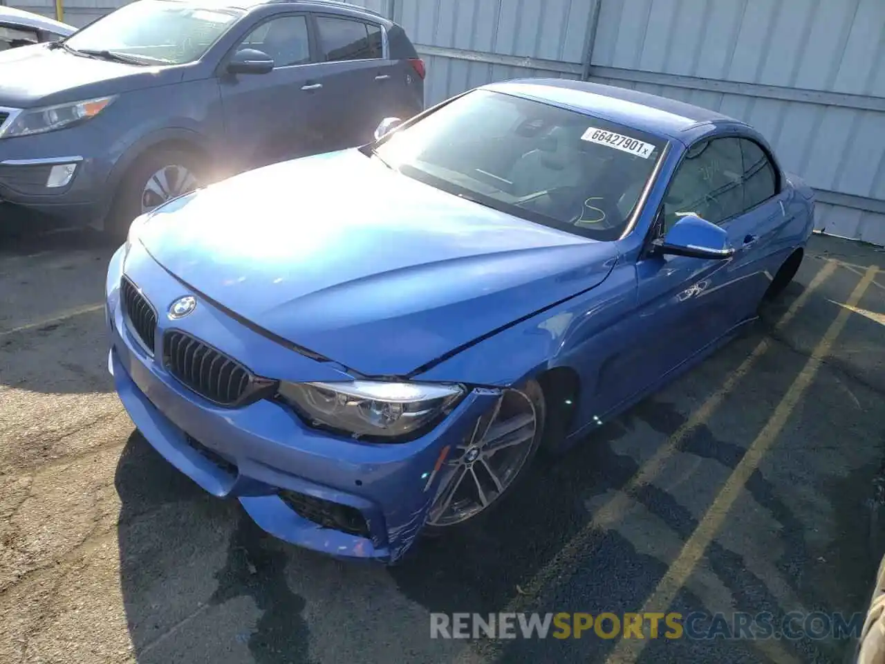 2 Photograph of a damaged car WBA4Z5C50KEE17894 BMW 4 SERIES 2019