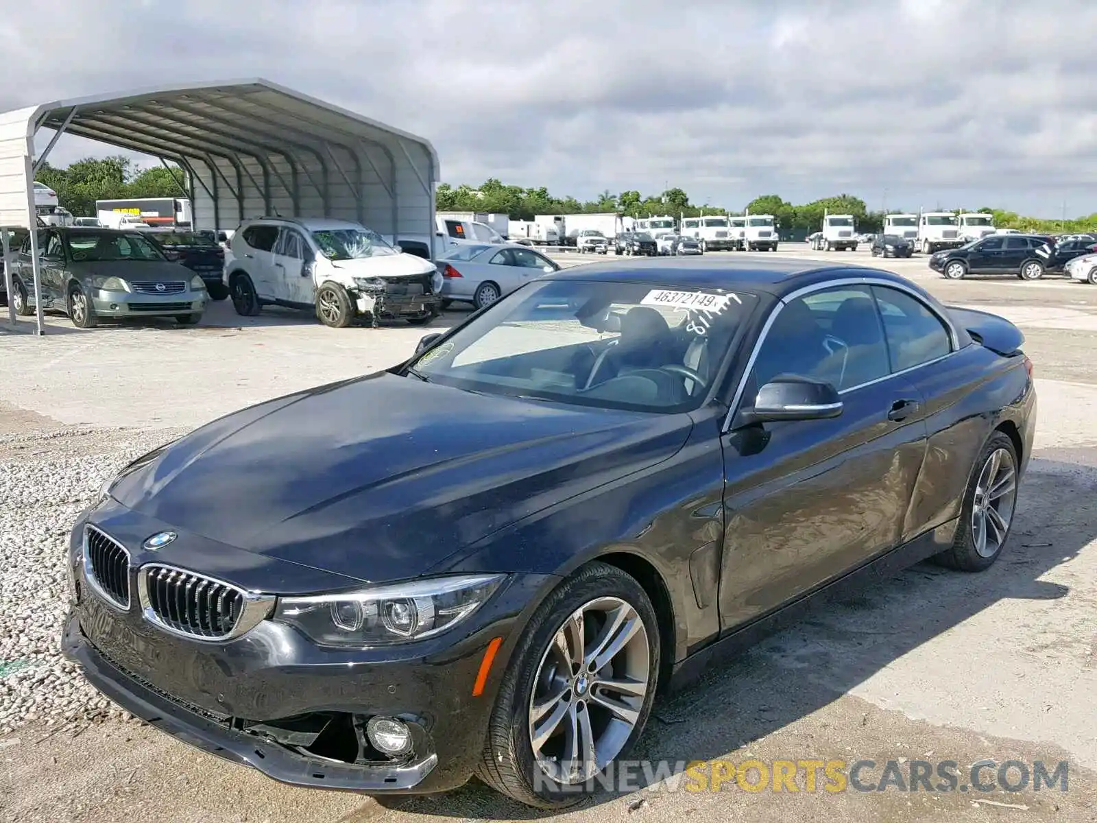 2 Photograph of a damaged car WBA4Z5C55KEE17101 BMW 4 SERIES 2019