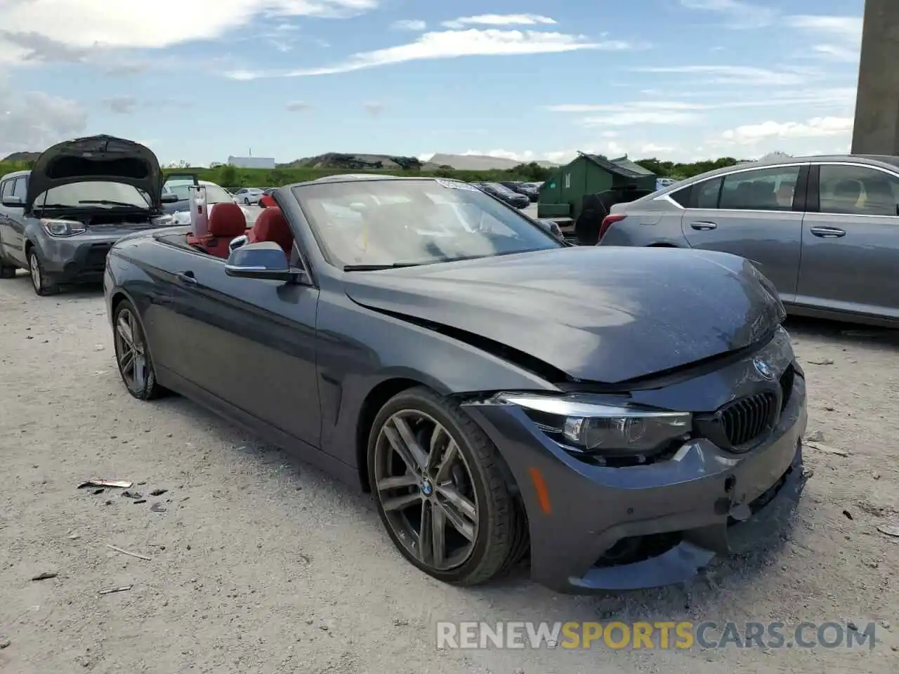 1 Photograph of a damaged car WBA4Z5C55KEE17261 BMW 4 SERIES 2019