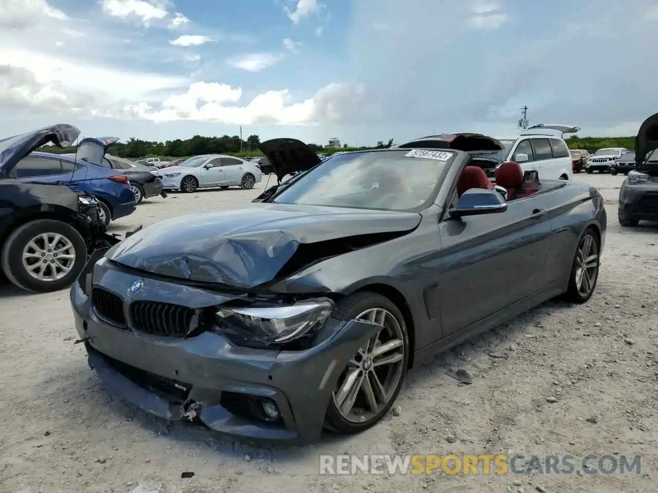 2 Photograph of a damaged car WBA4Z5C55KEE17261 BMW 4 SERIES 2019