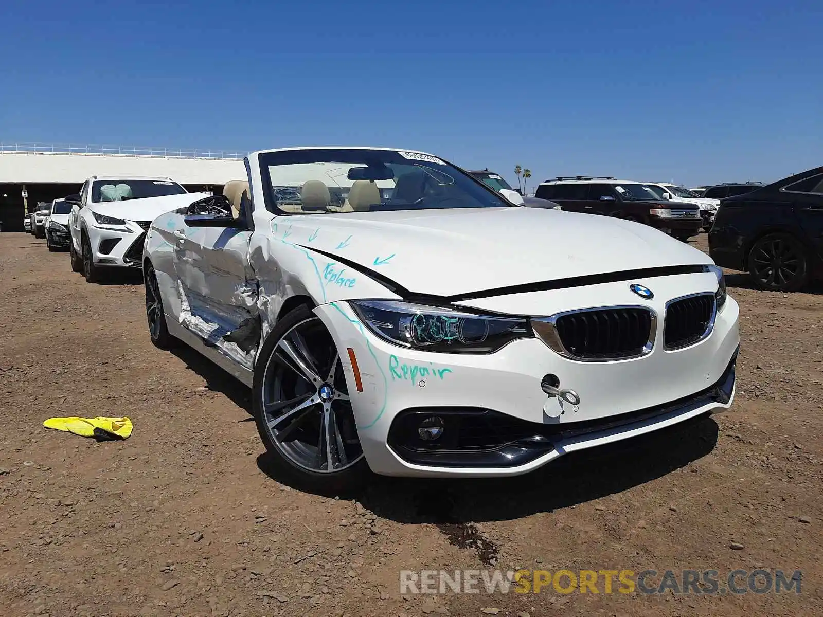 1 Photograph of a damaged car WBA4Z5C57KEE17830 BMW 4 SERIES 2019