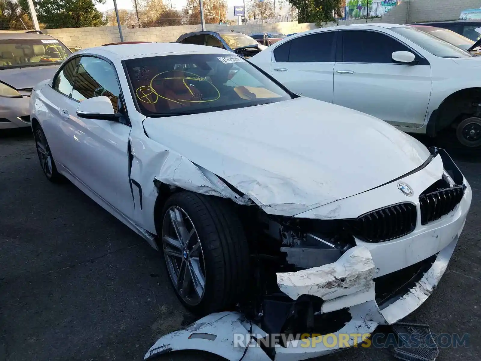 1 Photograph of a damaged car WBA4Z5C58KEE17500 BMW 4 SERIES 2019