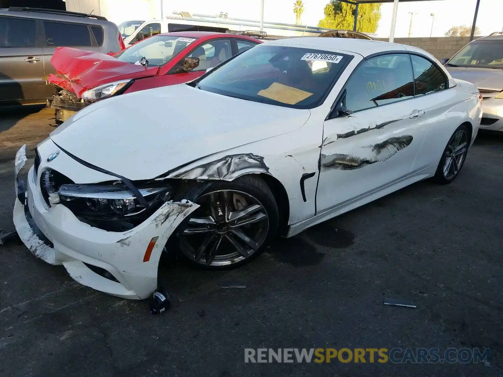 2 Photograph of a damaged car WBA4Z5C58KEE17500 BMW 4 SERIES 2019