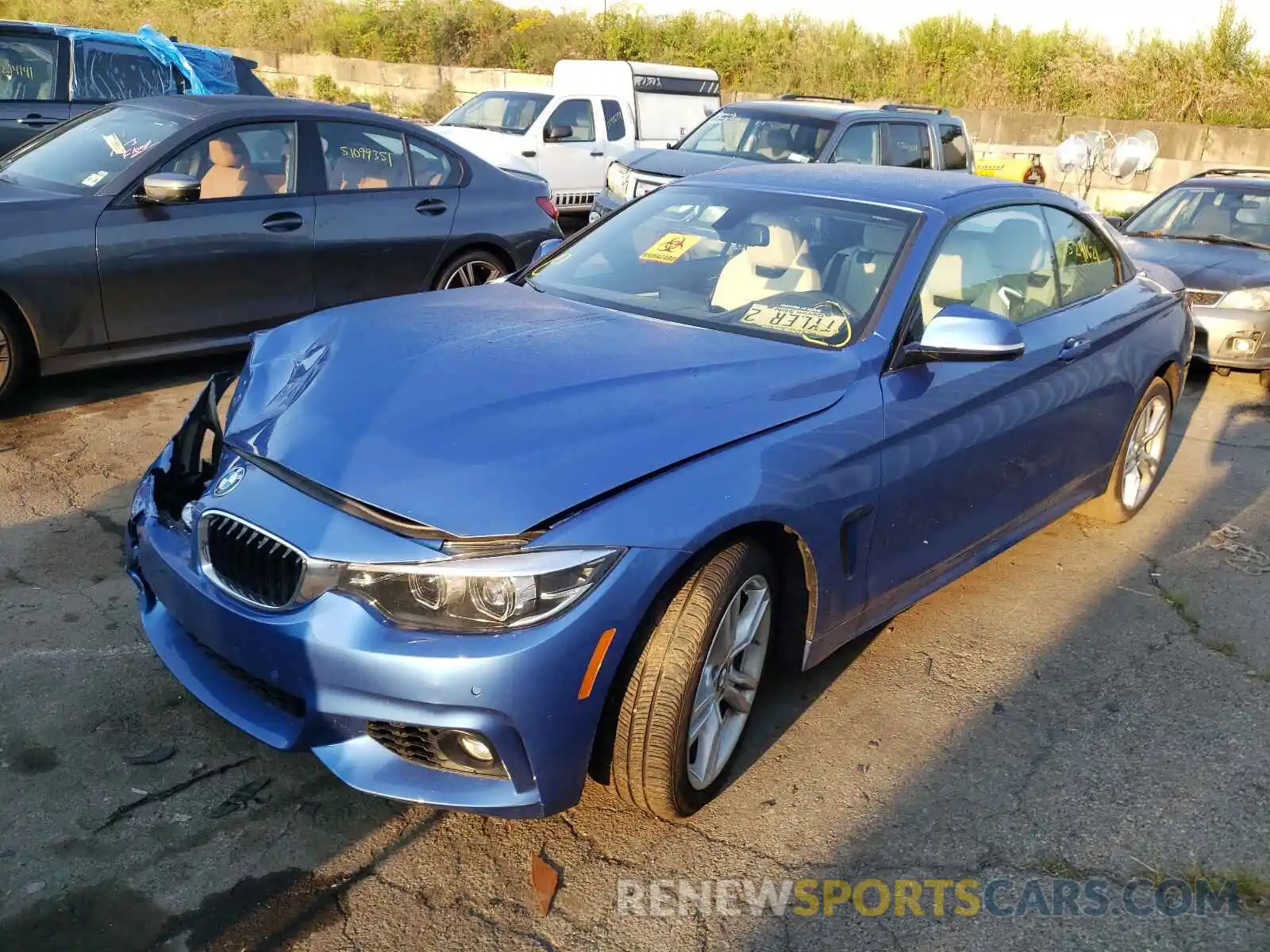 2 Photograph of a damaged car WBA4Z7C53KEP87892 BMW 4 SERIES 2019