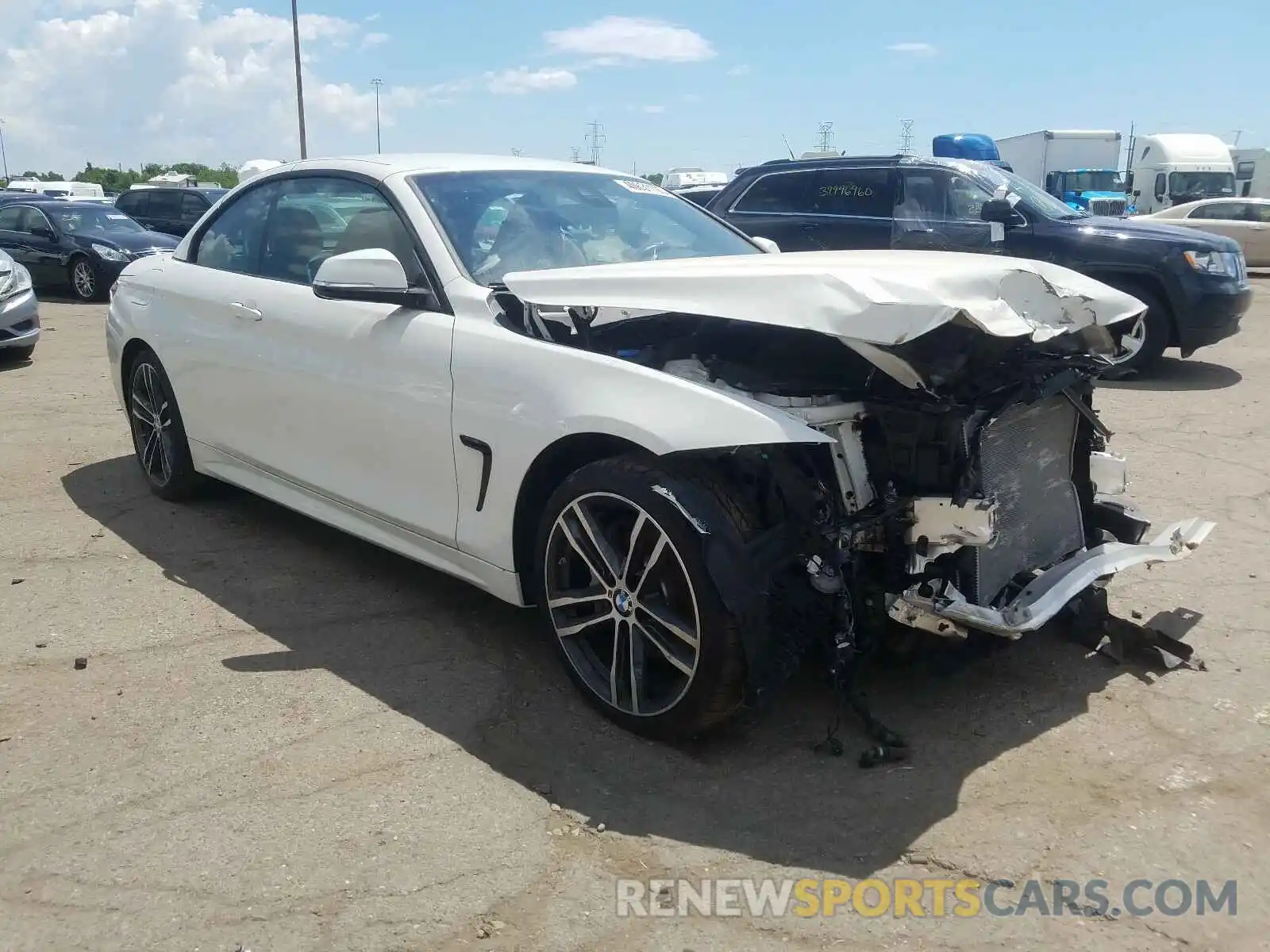 1 Photograph of a damaged car WBA4Z7C56KEF54673 BMW 4 SERIES 2019