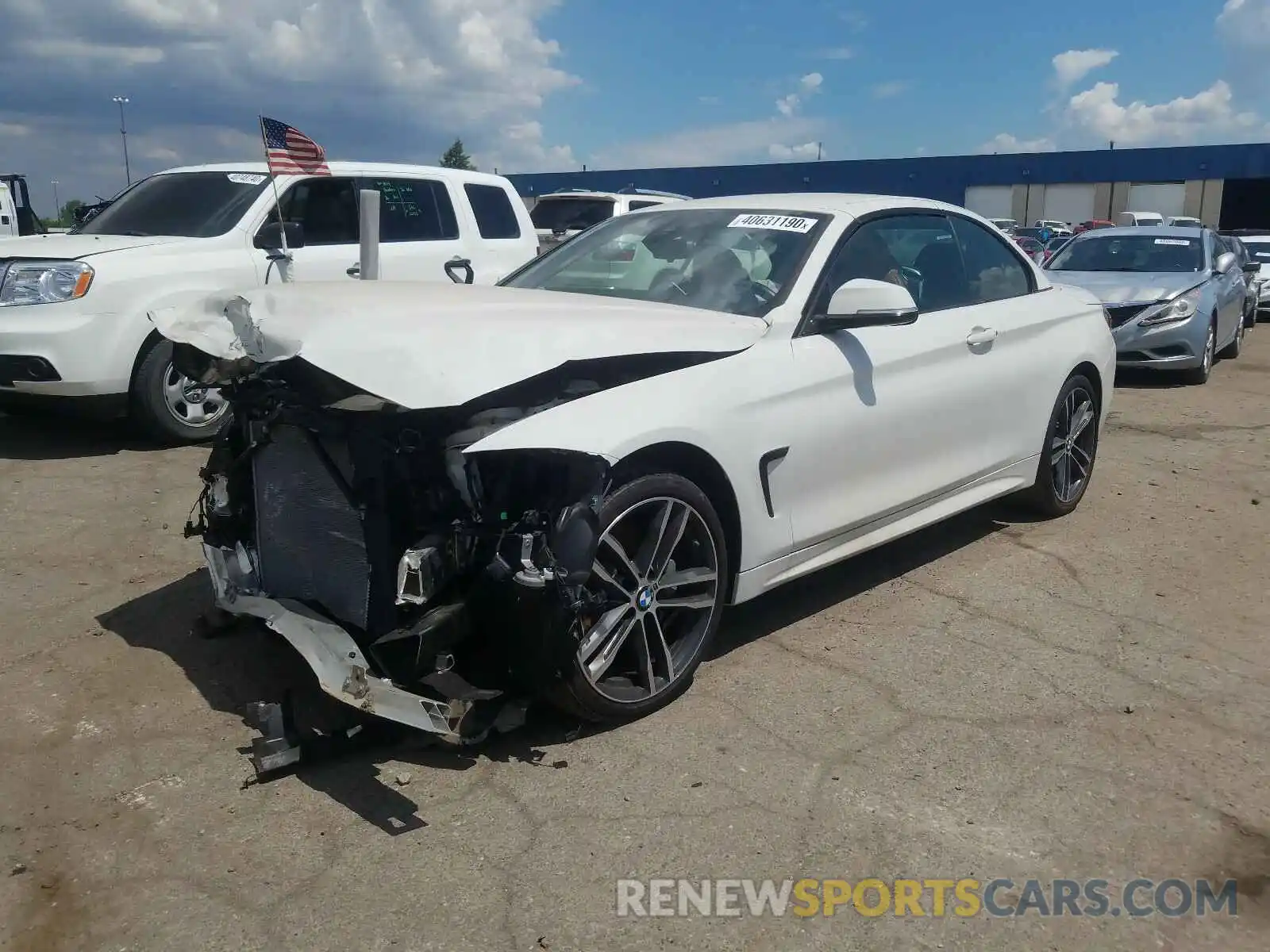 2 Photograph of a damaged car WBA4Z7C56KEF54673 BMW 4 SERIES 2019