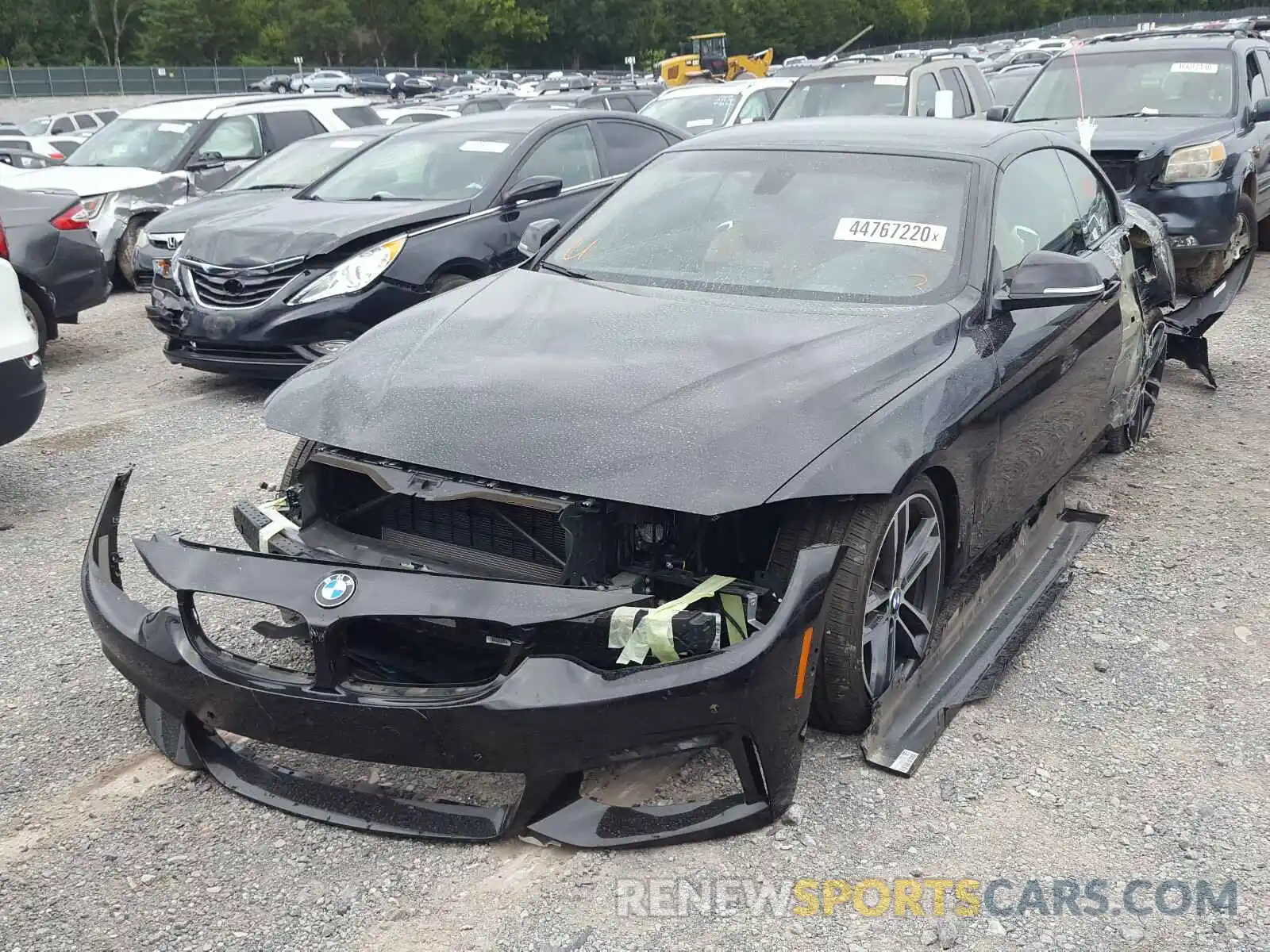 2 Фотография поврежденного автомобиля WBA4Z7C57KEF54732 BMW 4 SERIES 2019