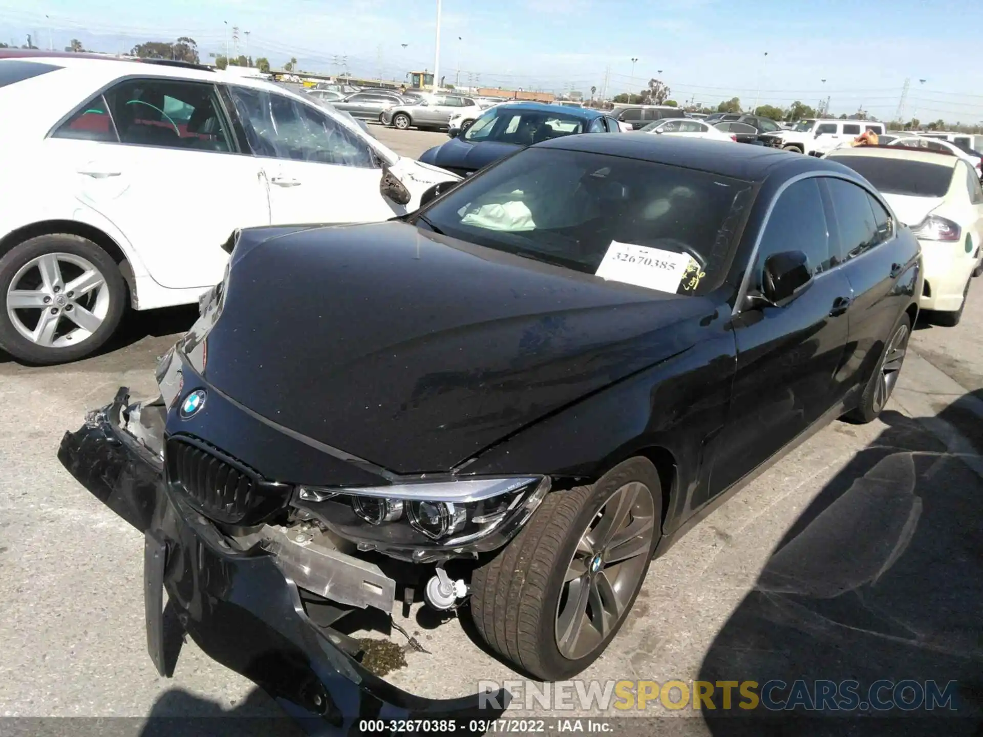 2 Photograph of a damaged car WBA4J1C00LCD38470 BMW 4 SERIES 2020