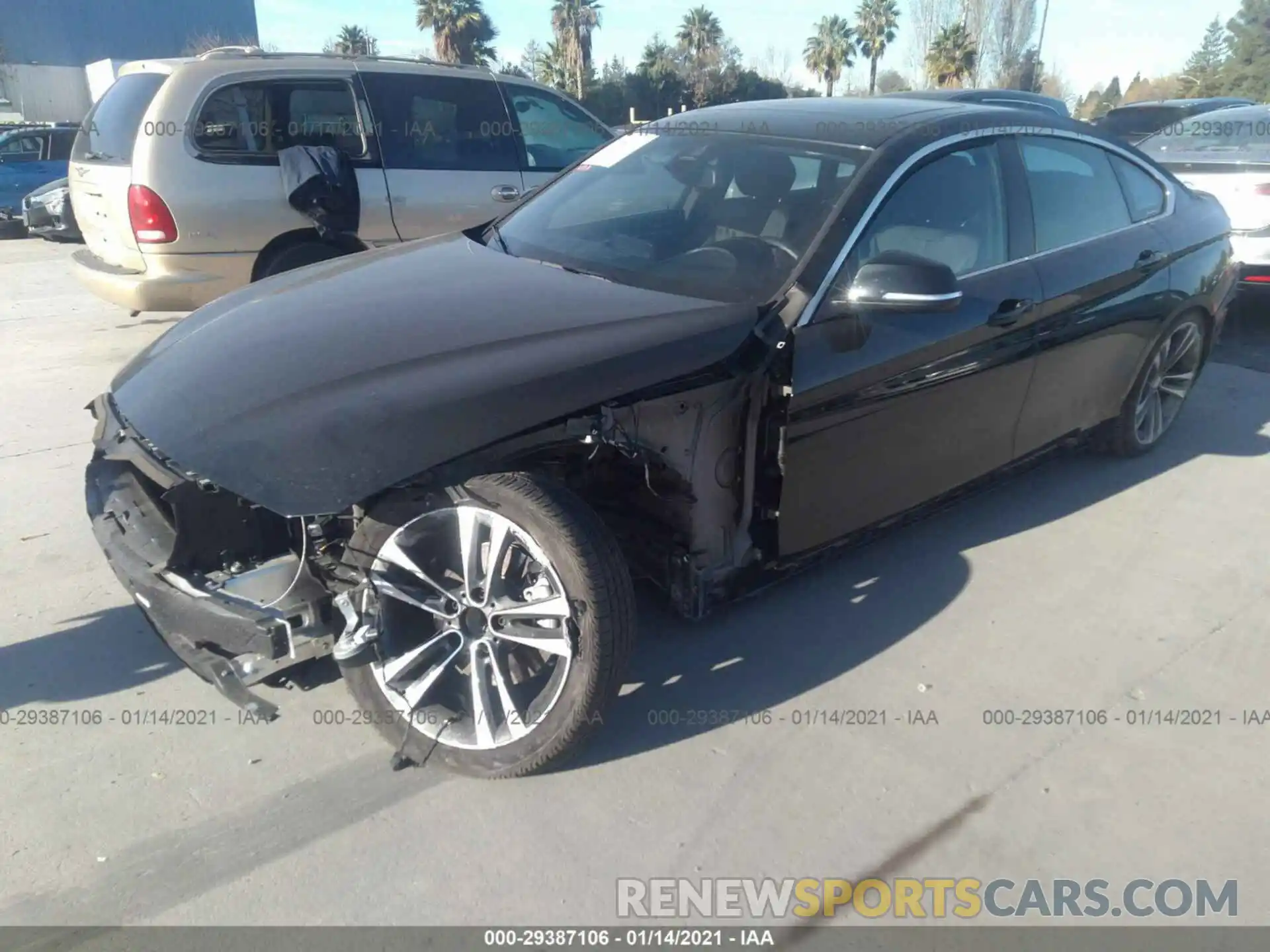 2 Photograph of a damaged car WBA4J1C00LCE46510 BMW 4 SERIES 2020