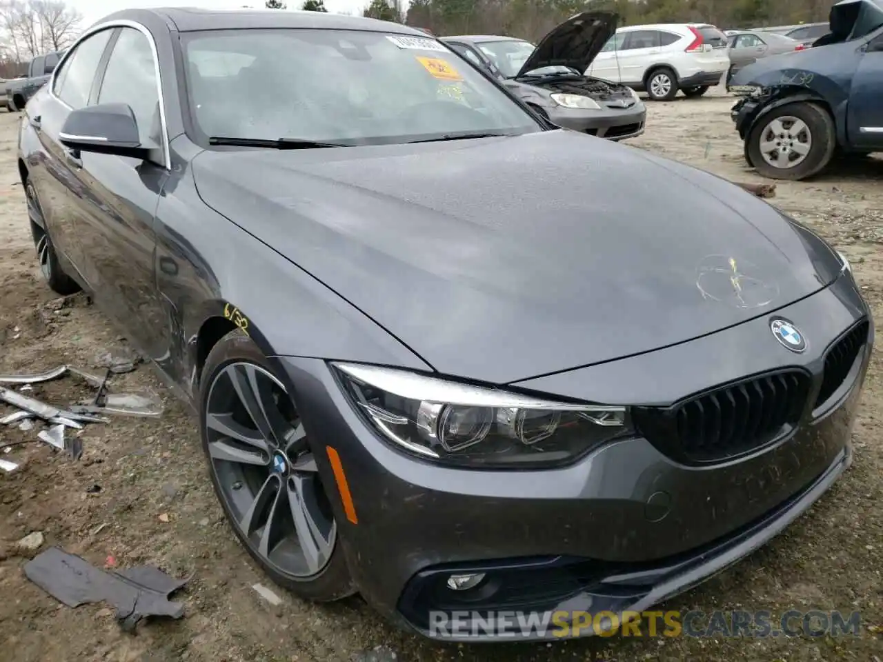 1 Photograph of a damaged car WBA4J1C01LBU68325 BMW 4 SERIES 2020