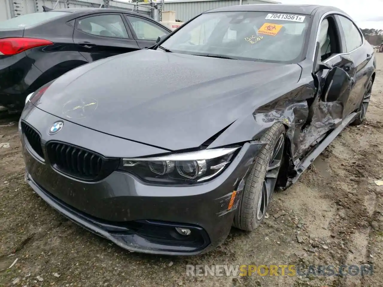 2 Photograph of a damaged car WBA4J1C01LBU68325 BMW 4 SERIES 2020