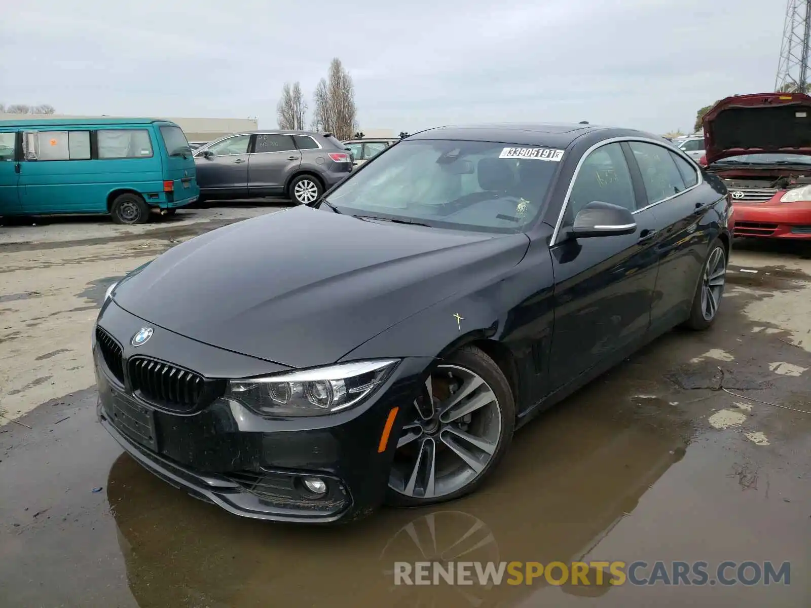 2 Photograph of a damaged car WBA4J1C01LCD72269 BMW 4 SERIES 2020