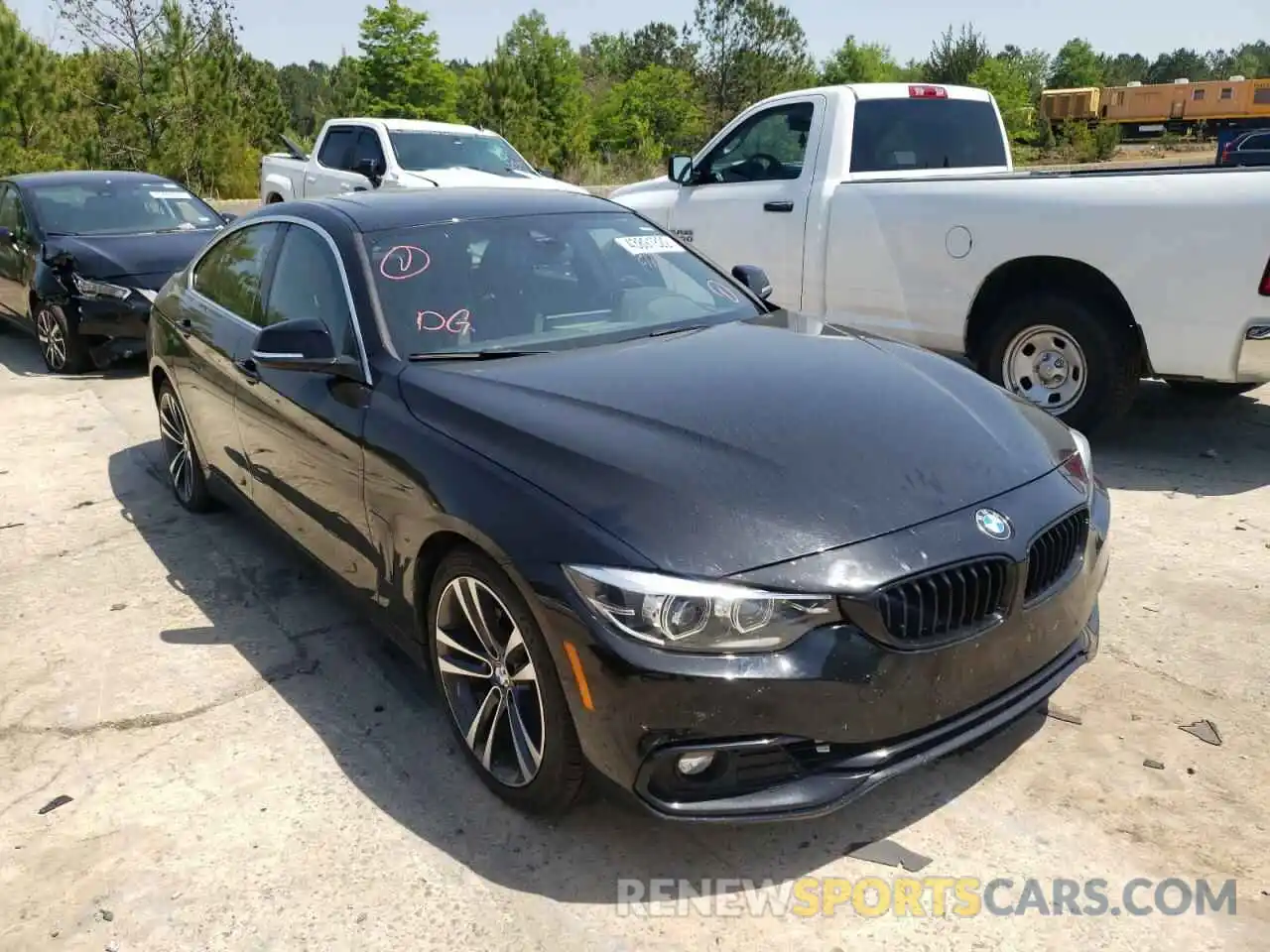 1 Photograph of a damaged car WBA4J1C02LCE09121 BMW 4 SERIES 2020