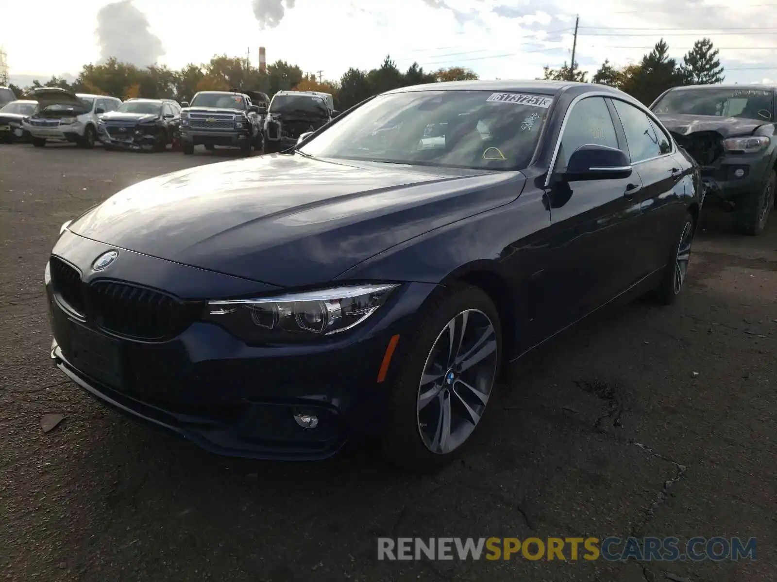 2 Photograph of a damaged car WBA4J1C02LCE64927 BMW 4 SERIES 2020