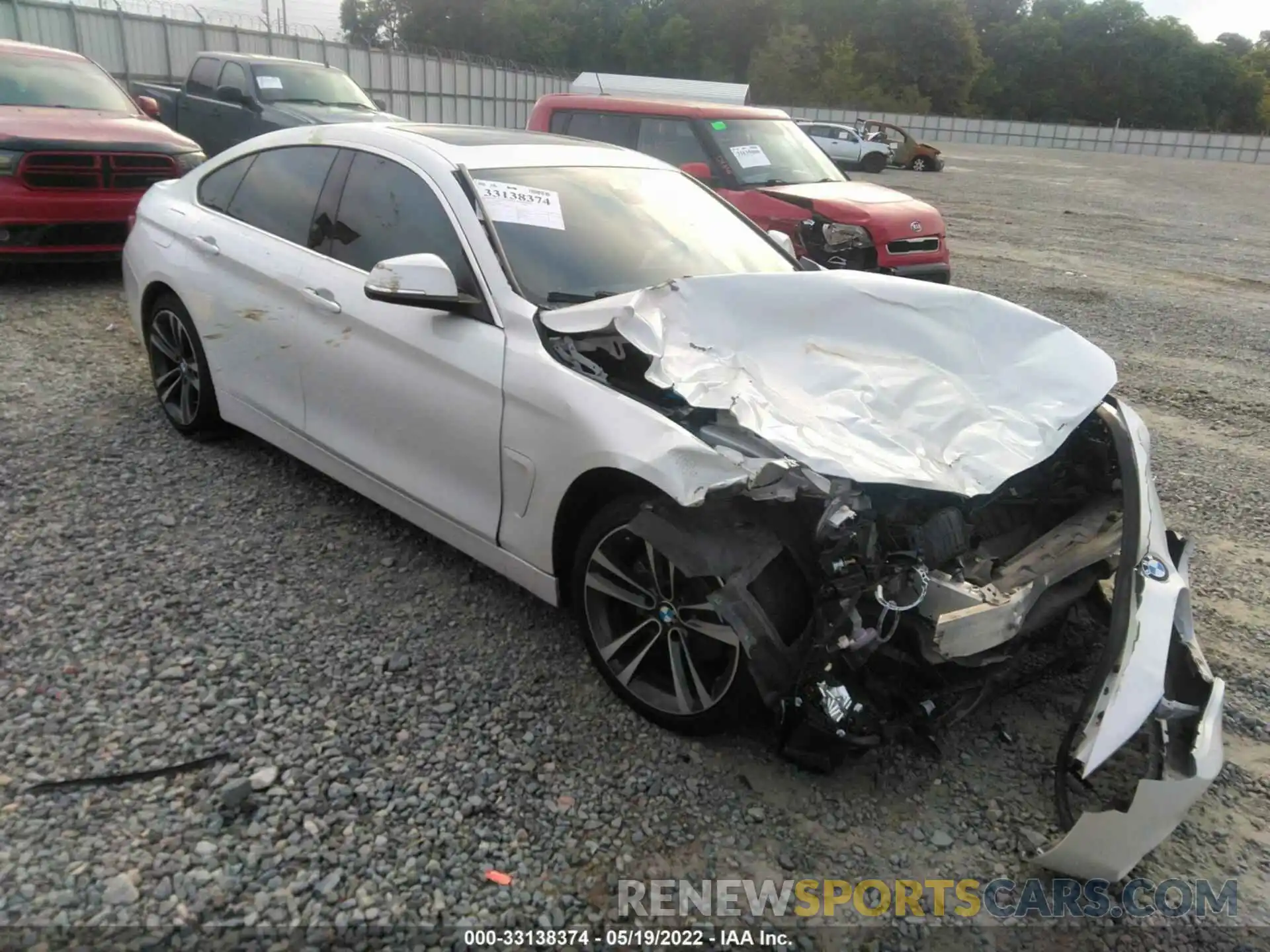 1 Photograph of a damaged car WBA4J1C03LBU68326 BMW 4 SERIES 2020