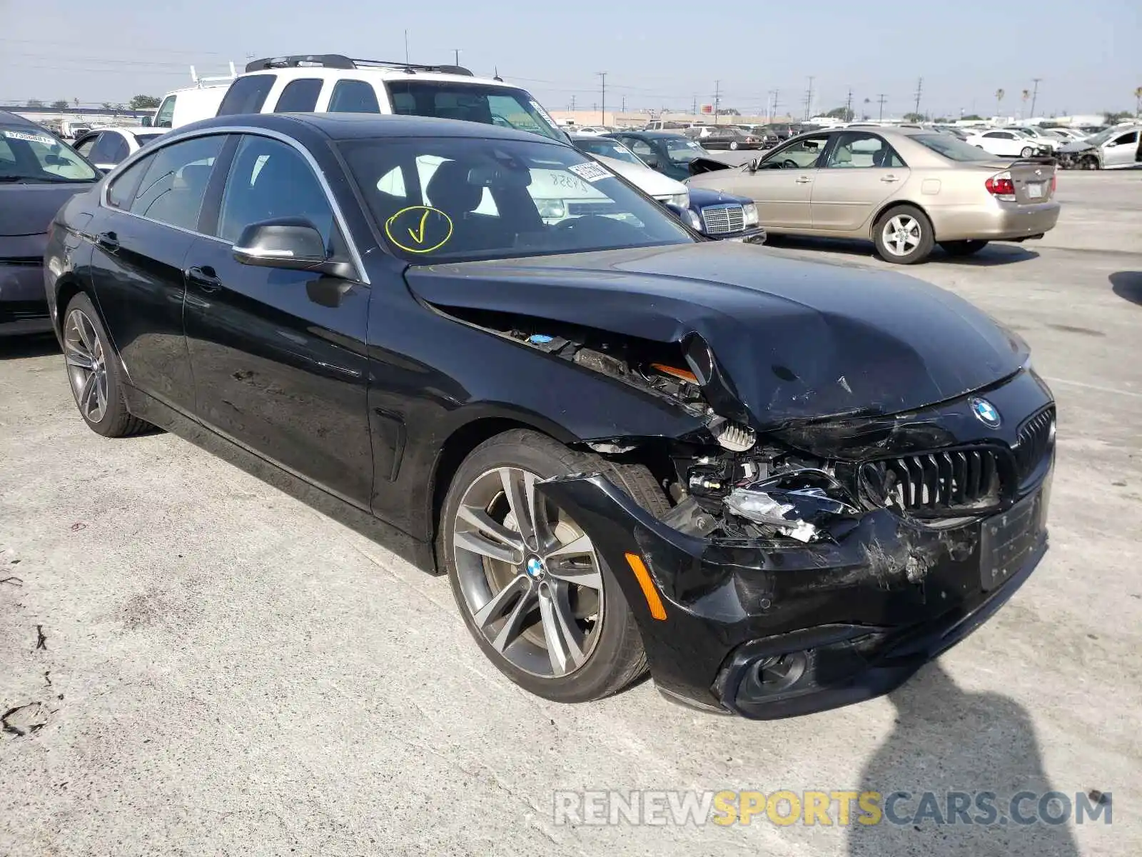 1 Photograph of a damaged car WBA4J1C03LCD57532 BMW 4 SERIES 2020