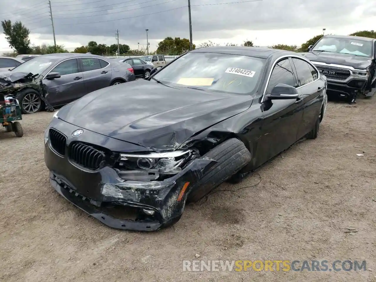 2 Photograph of a damaged car WBA4J1C03LCD77425 BMW 4 SERIES 2020