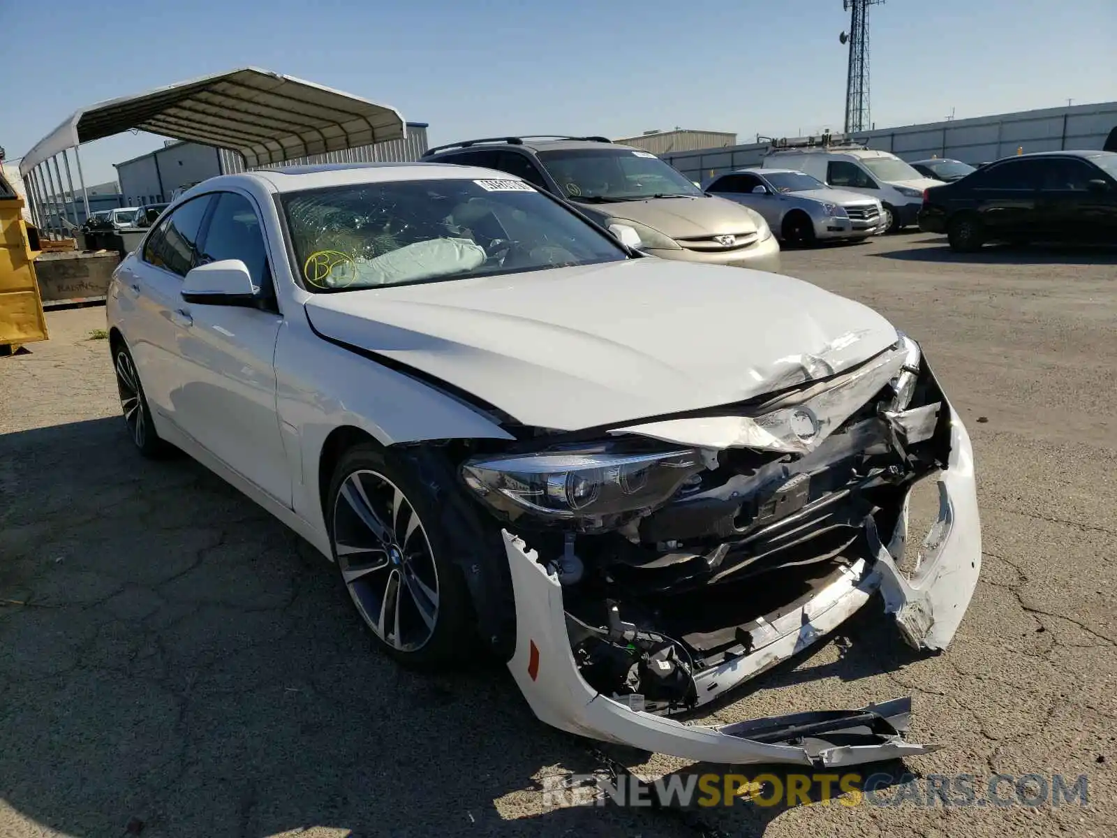 1 Photograph of a damaged car WBA4J1C03LCD79546 BMW 4 SERIES 2020