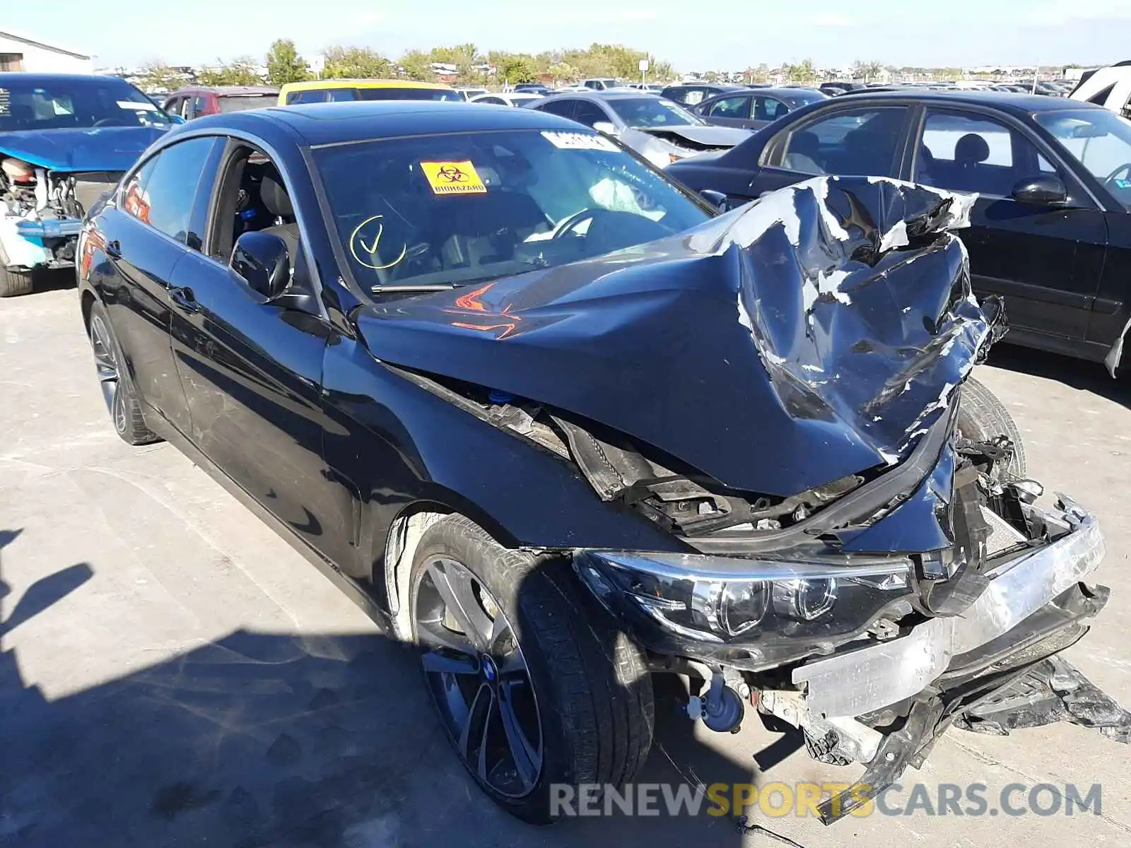 1 Photograph of a damaged car WBA4J1C03LCE39258 BMW 4 SERIES 2020