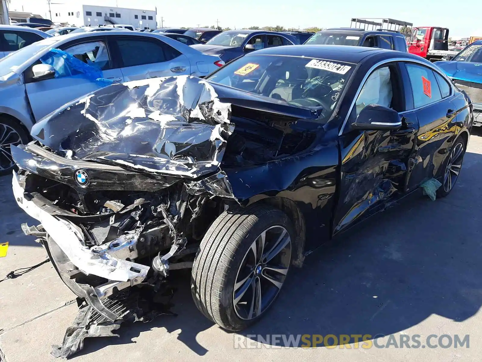 2 Photograph of a damaged car WBA4J1C03LCE39258 BMW 4 SERIES 2020