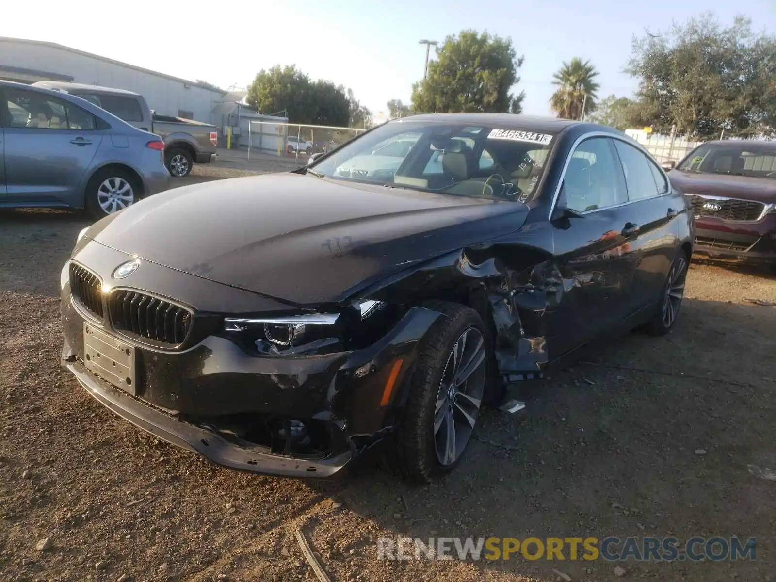 2 Photograph of a damaged car WBA4J1C03LCE48767 BMW 4 SERIES 2020